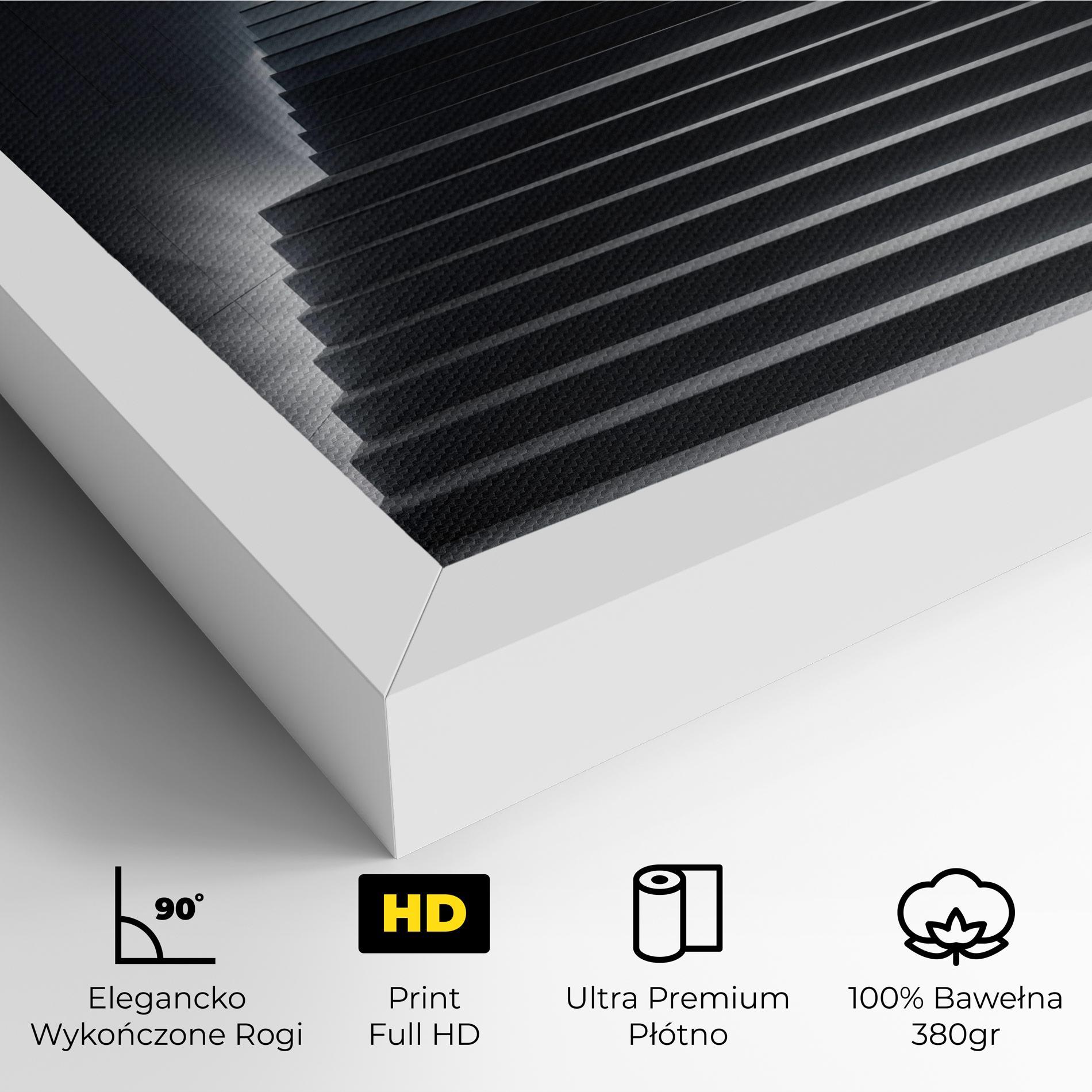 Obraz na Płótnie Dark Stairs mockup 4