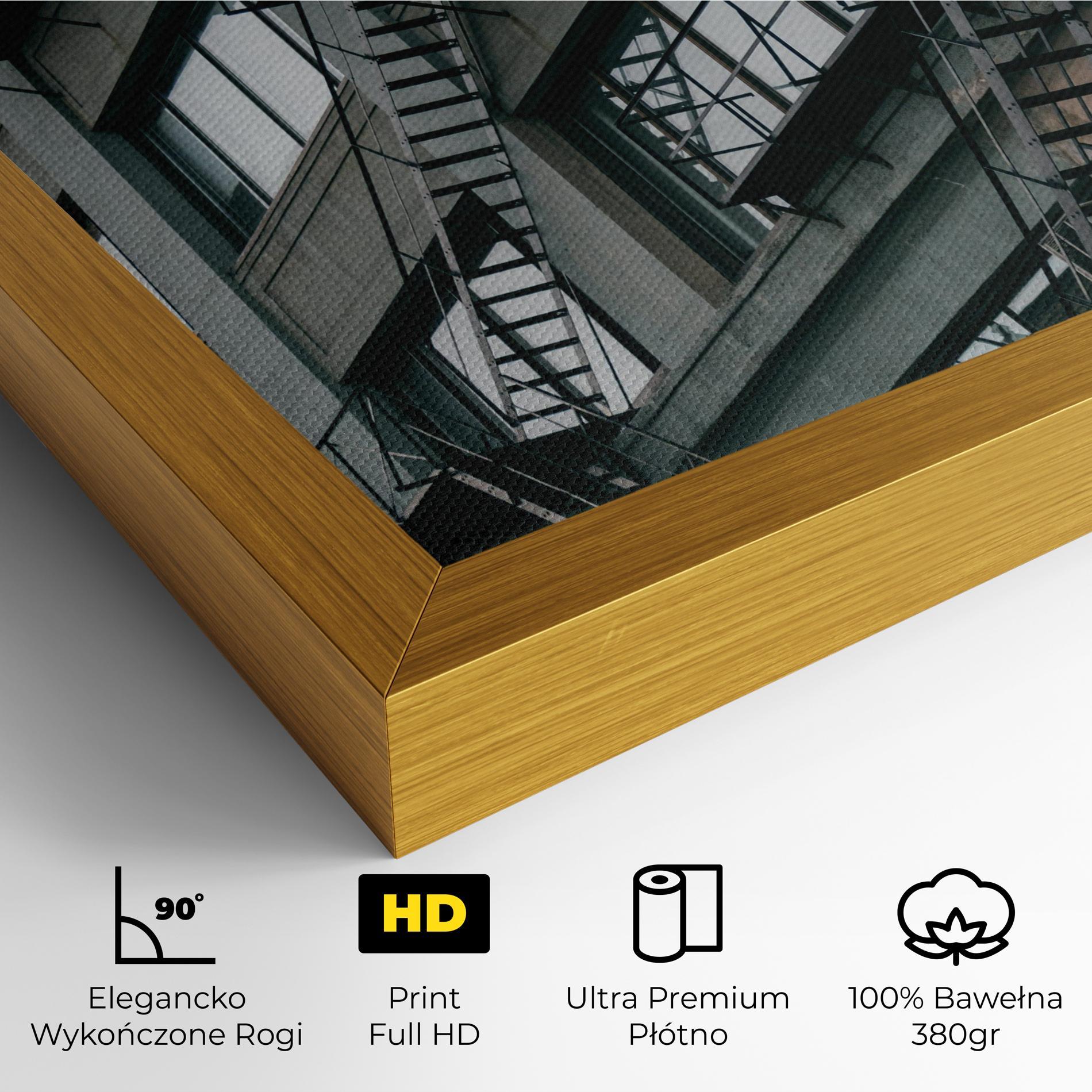 Obraz na Płótnie Building Stairs mockup 4