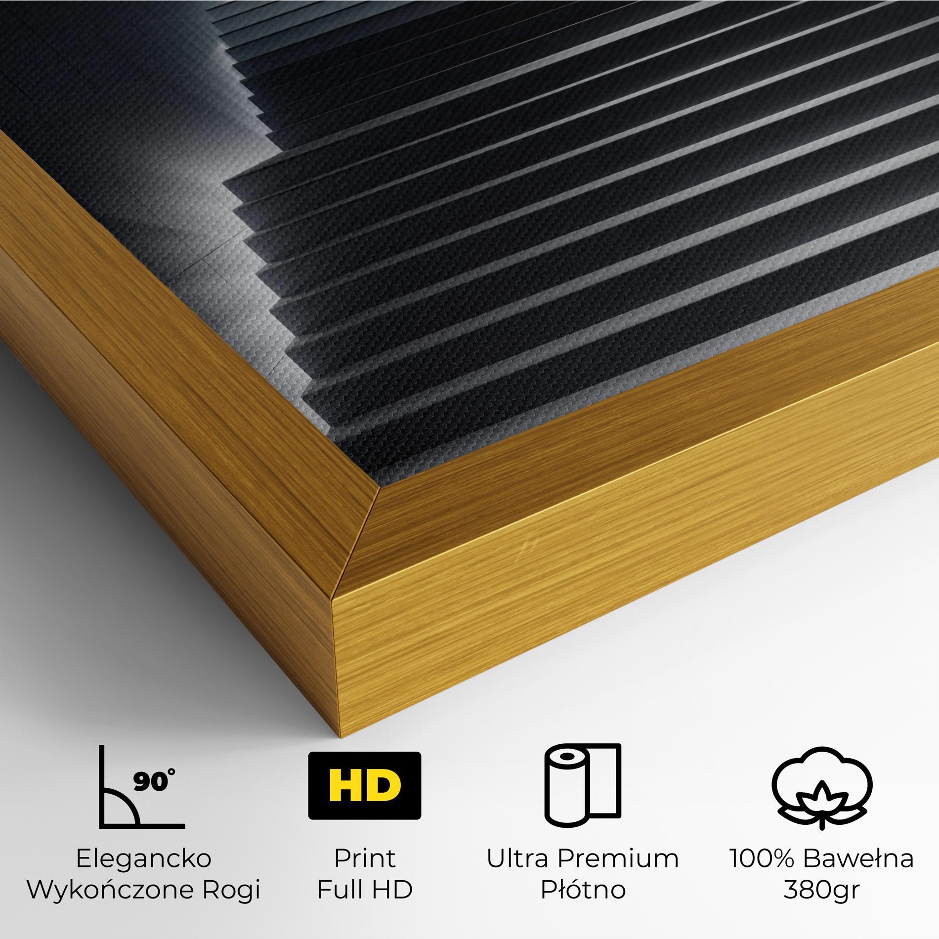 Obraz na Płótnie Dark Stairs mockup 4