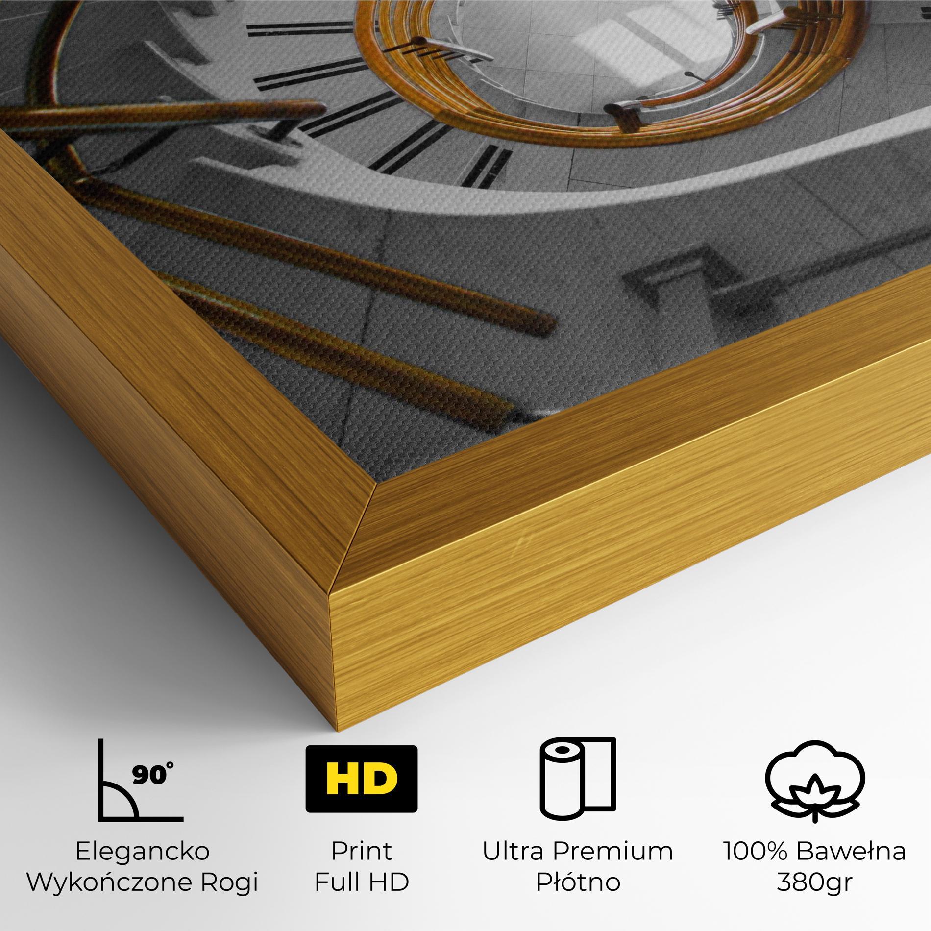 Obraz na Płótnie Gold Bar Stairs mockup 4