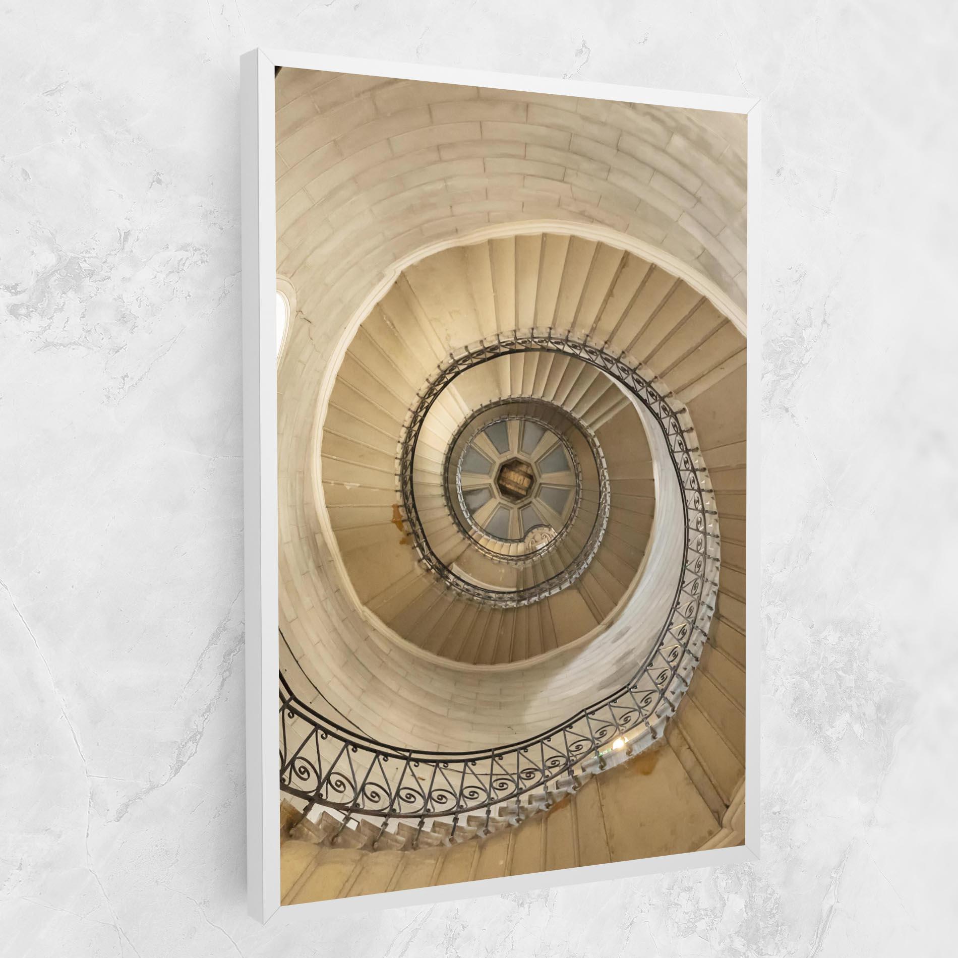 Obraz na Płótnie Cream Down Stairs mockup 1