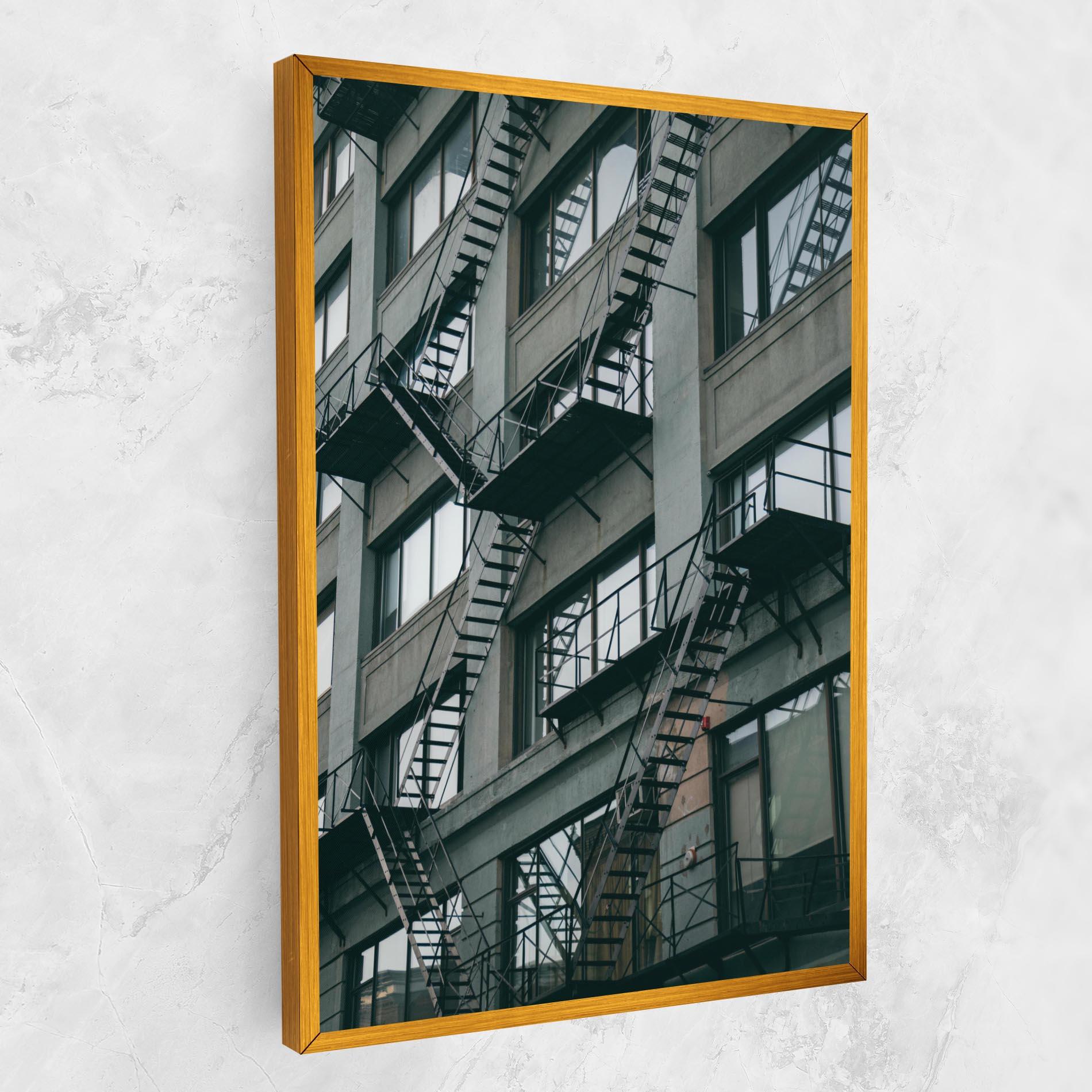 Obraz na Płótnie Building Stairs mockup 1