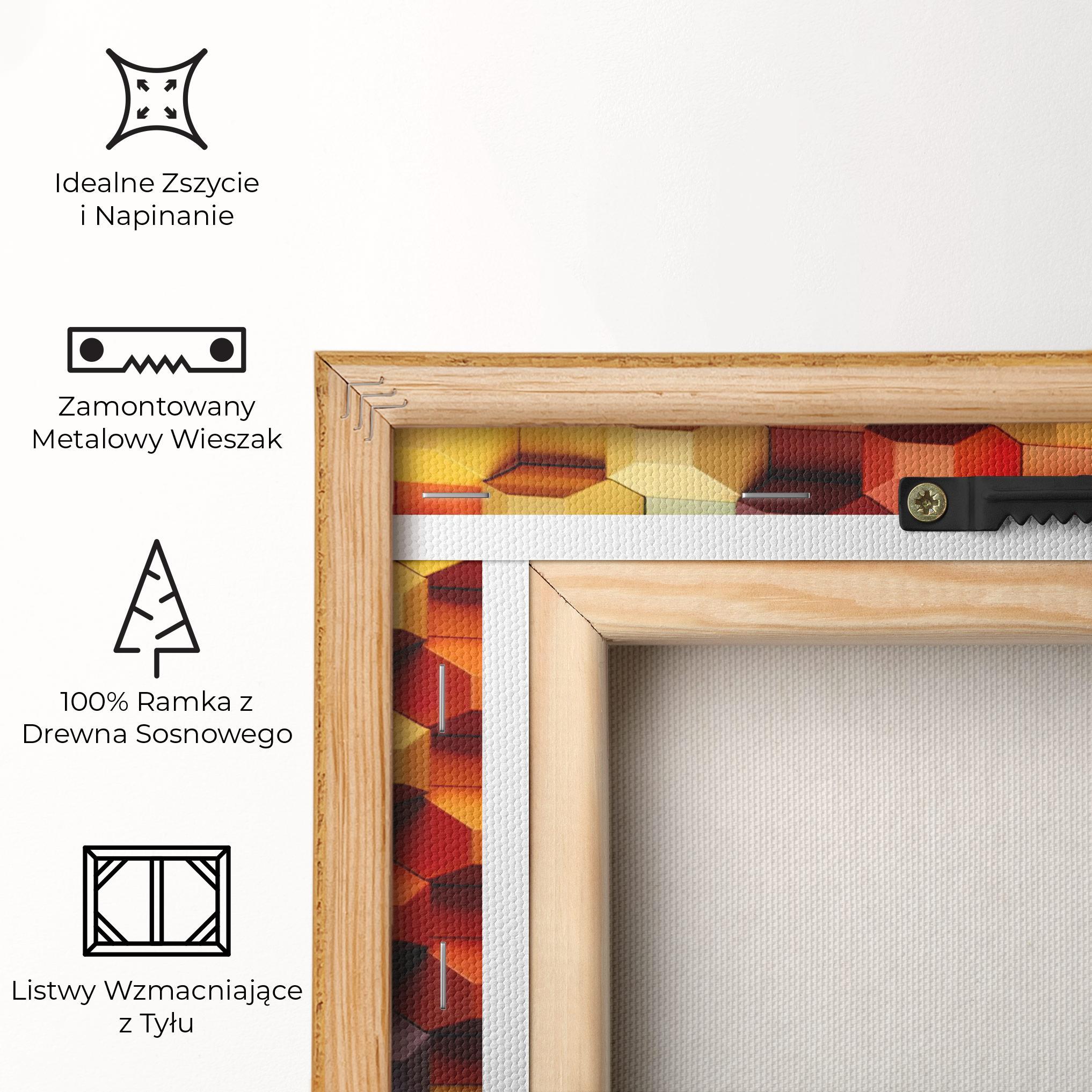 Obraz na Płótnie 3d Sqare Mix mockup 5