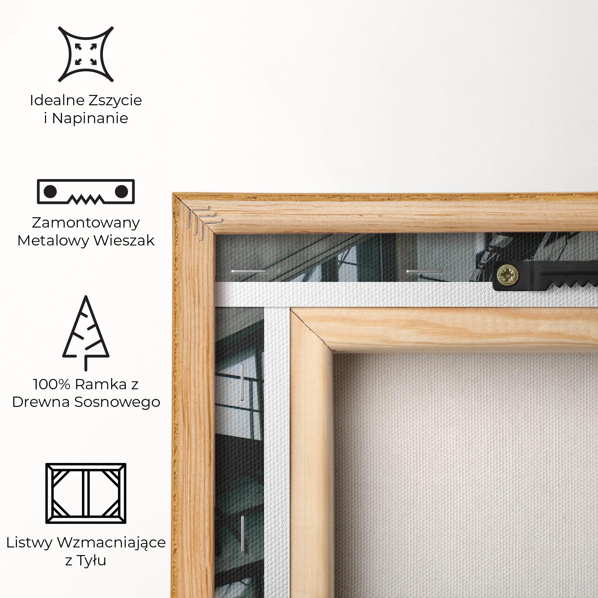 Obraz na Płótnie Building Stairs mockup 5