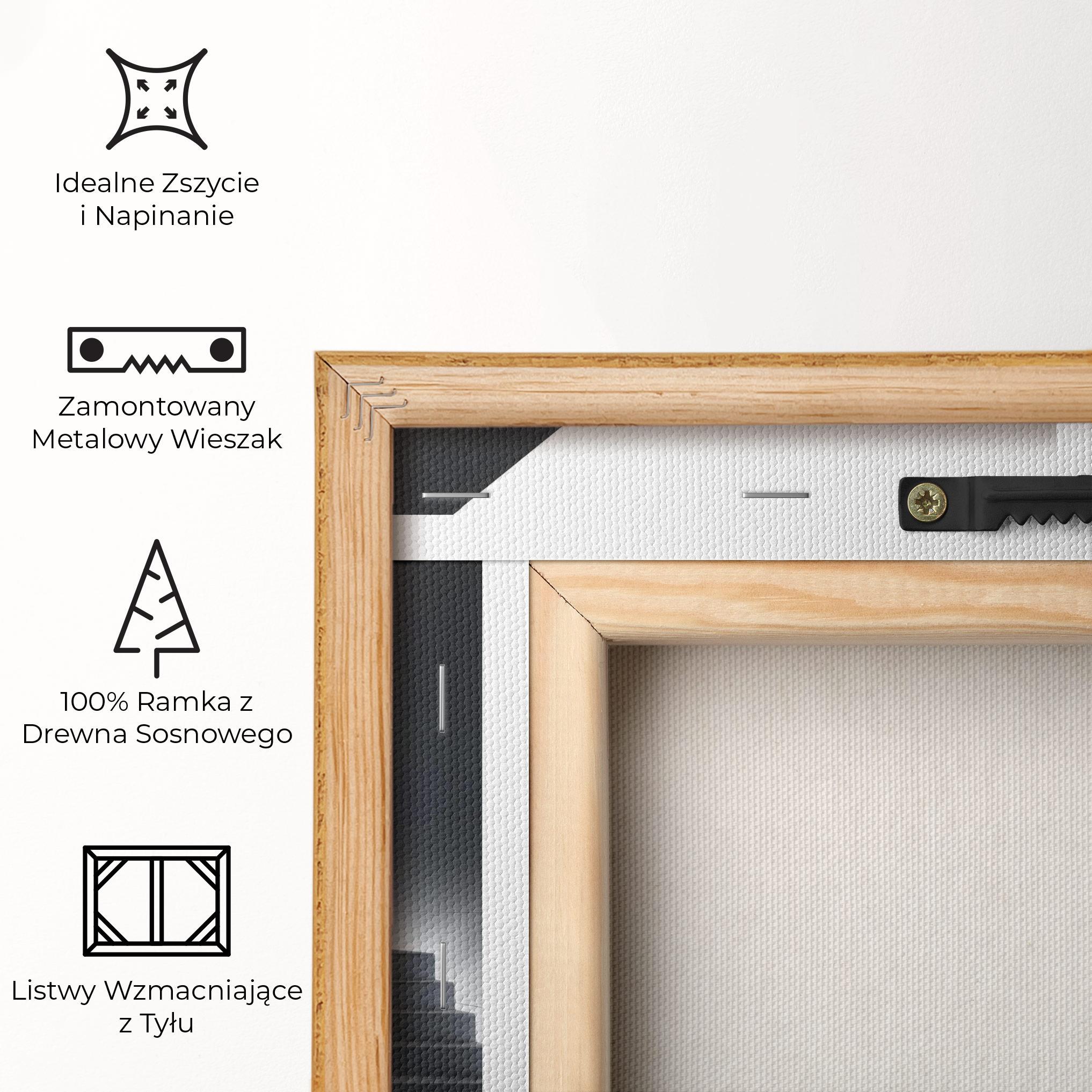 Obraz na Płótnie Dark Stairs mockup 5