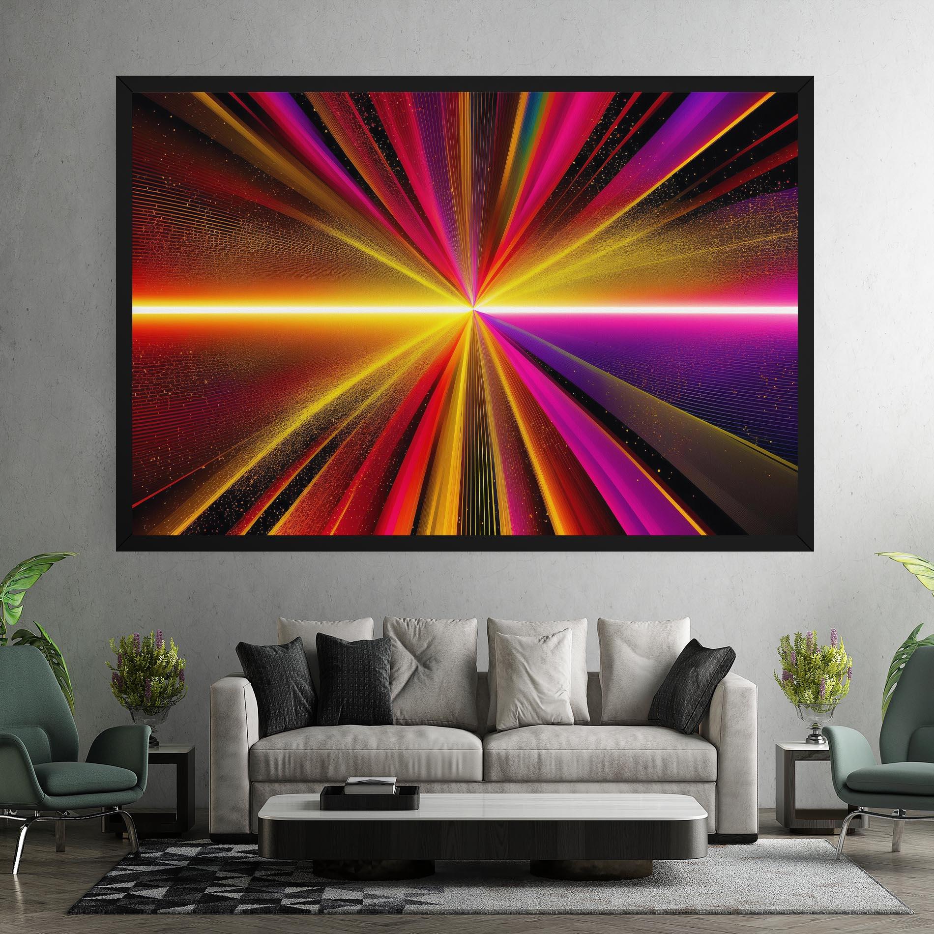 Obraz na Płótnie White Light Mix mockup 7