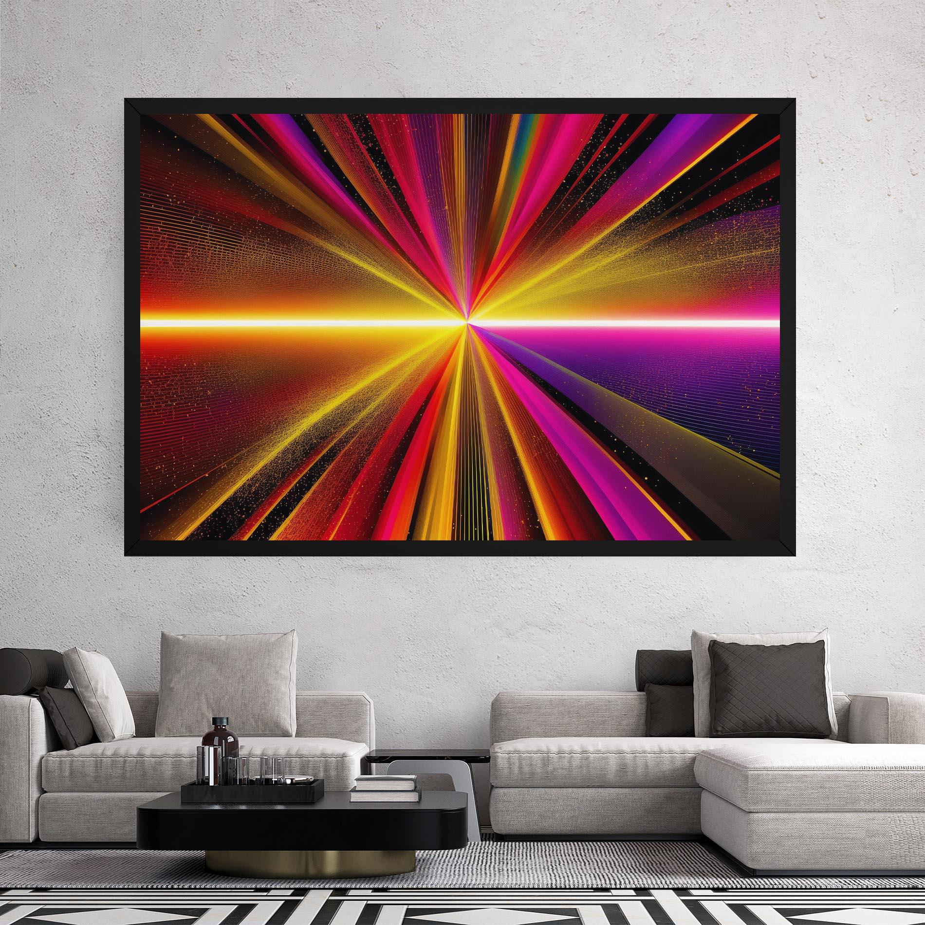 Obraz na Płótnie White Light Mix mockup 2