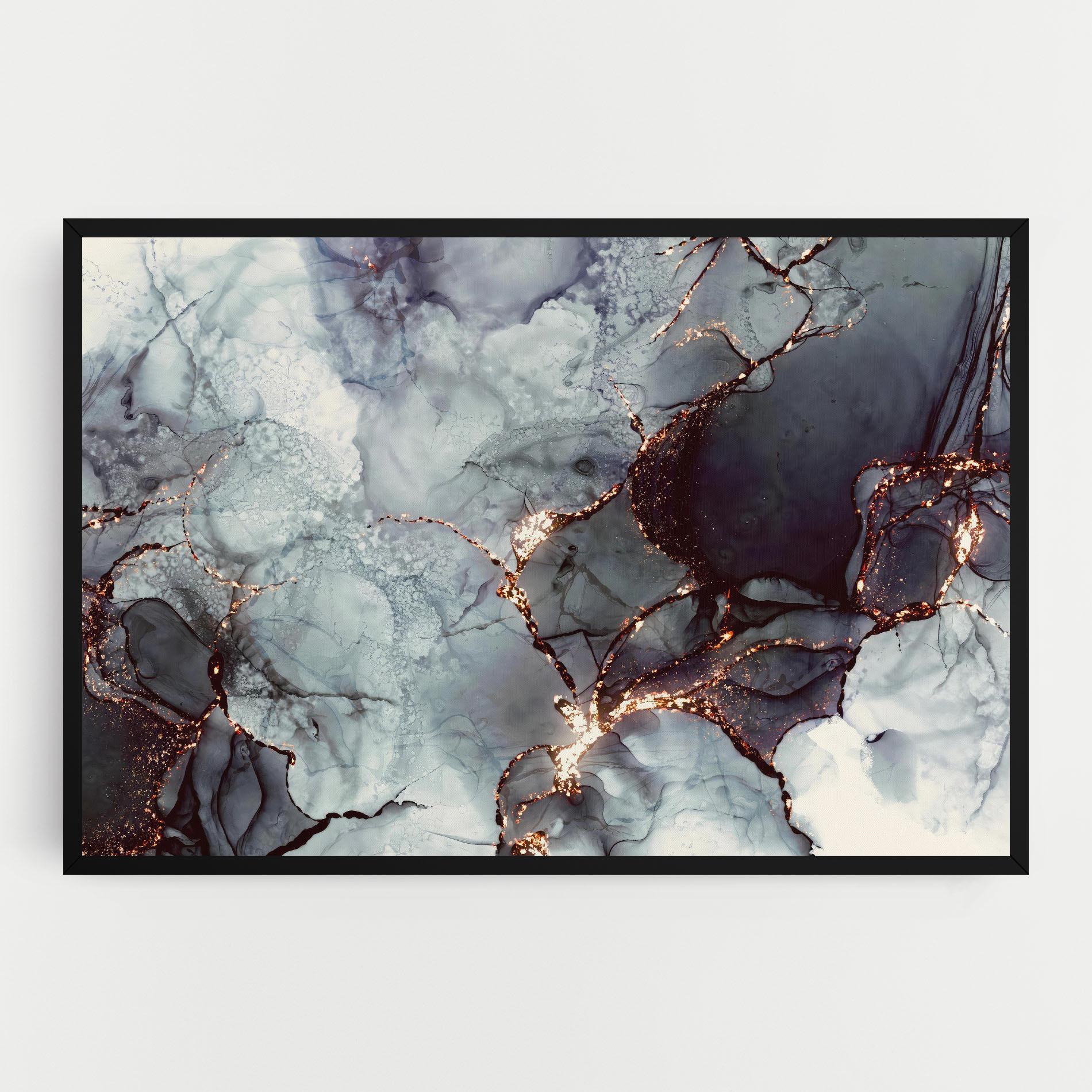 Obraz na Płótnie Abstract Gold Path mockup 0