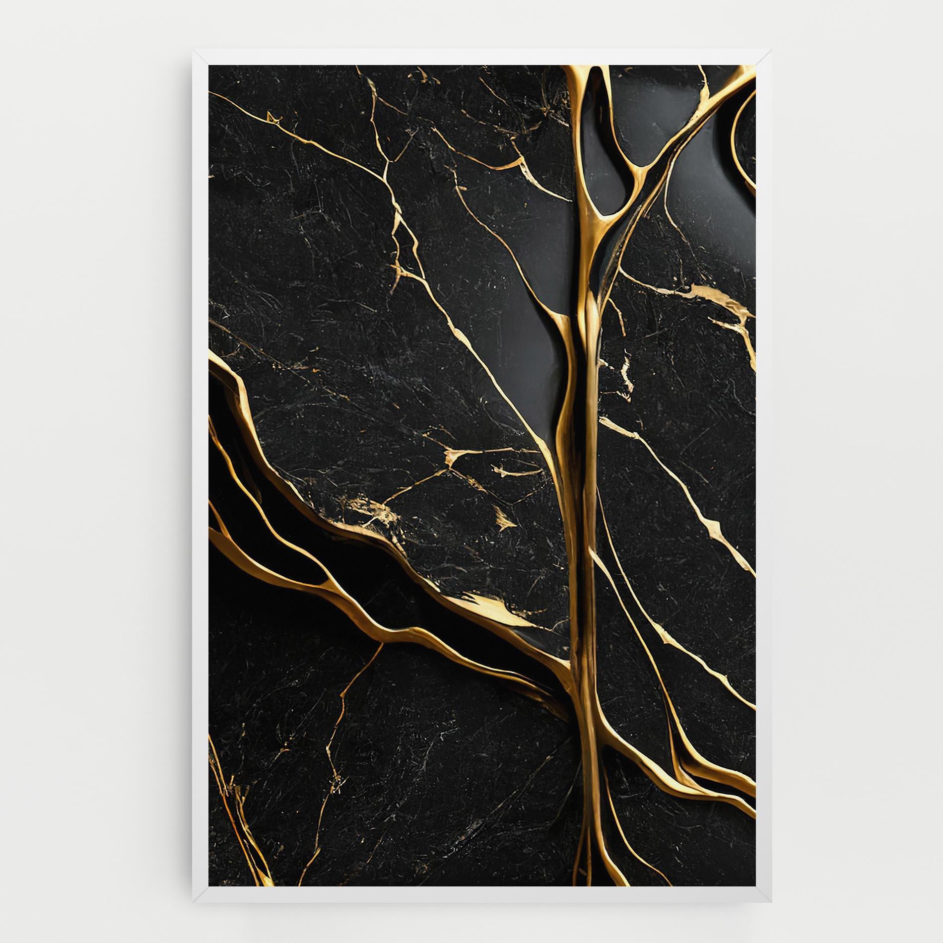 Obraz na Płótnie Black Square Marble mockup 0