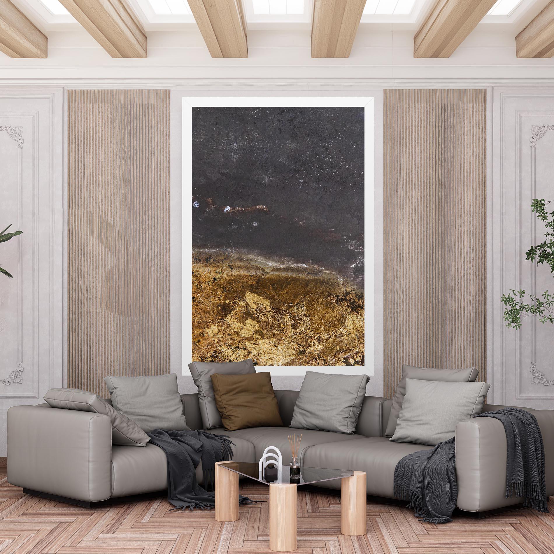 Obraz na Płótnie Gold Dark Grey mockup 6