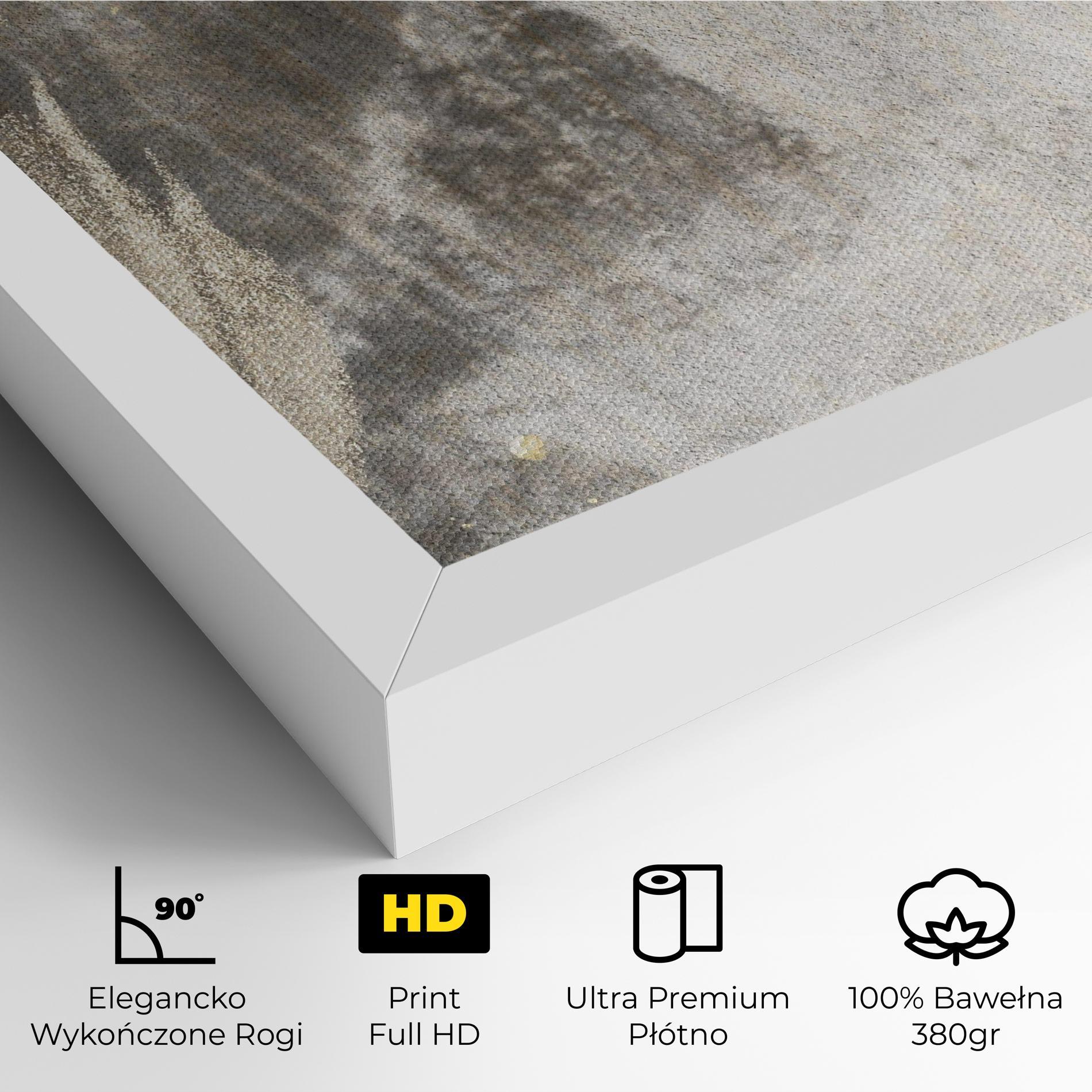 Obraz na Płótnie Light Cream Marble mockup 4