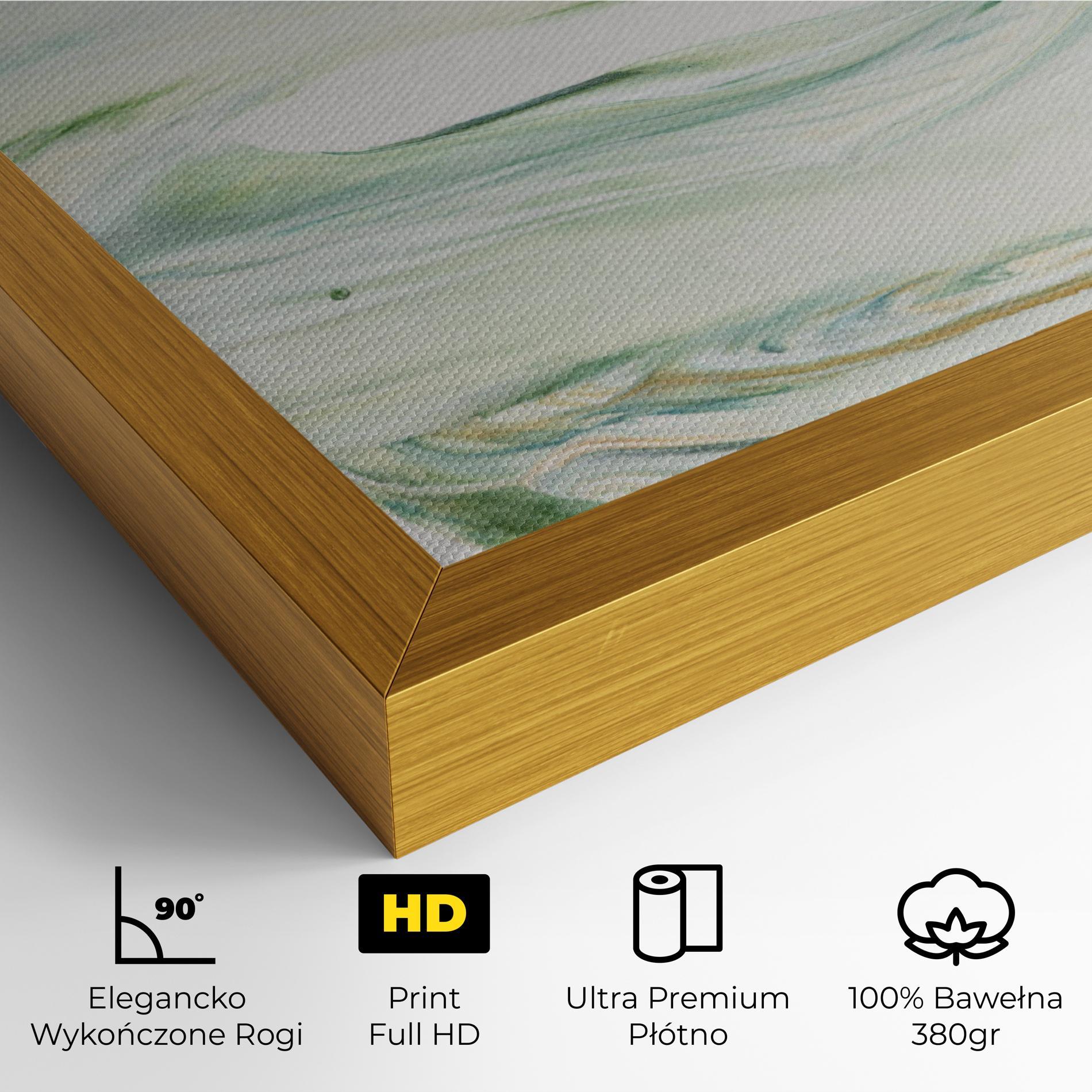 Obraz na Płótnie Light Green Painting mockup 4