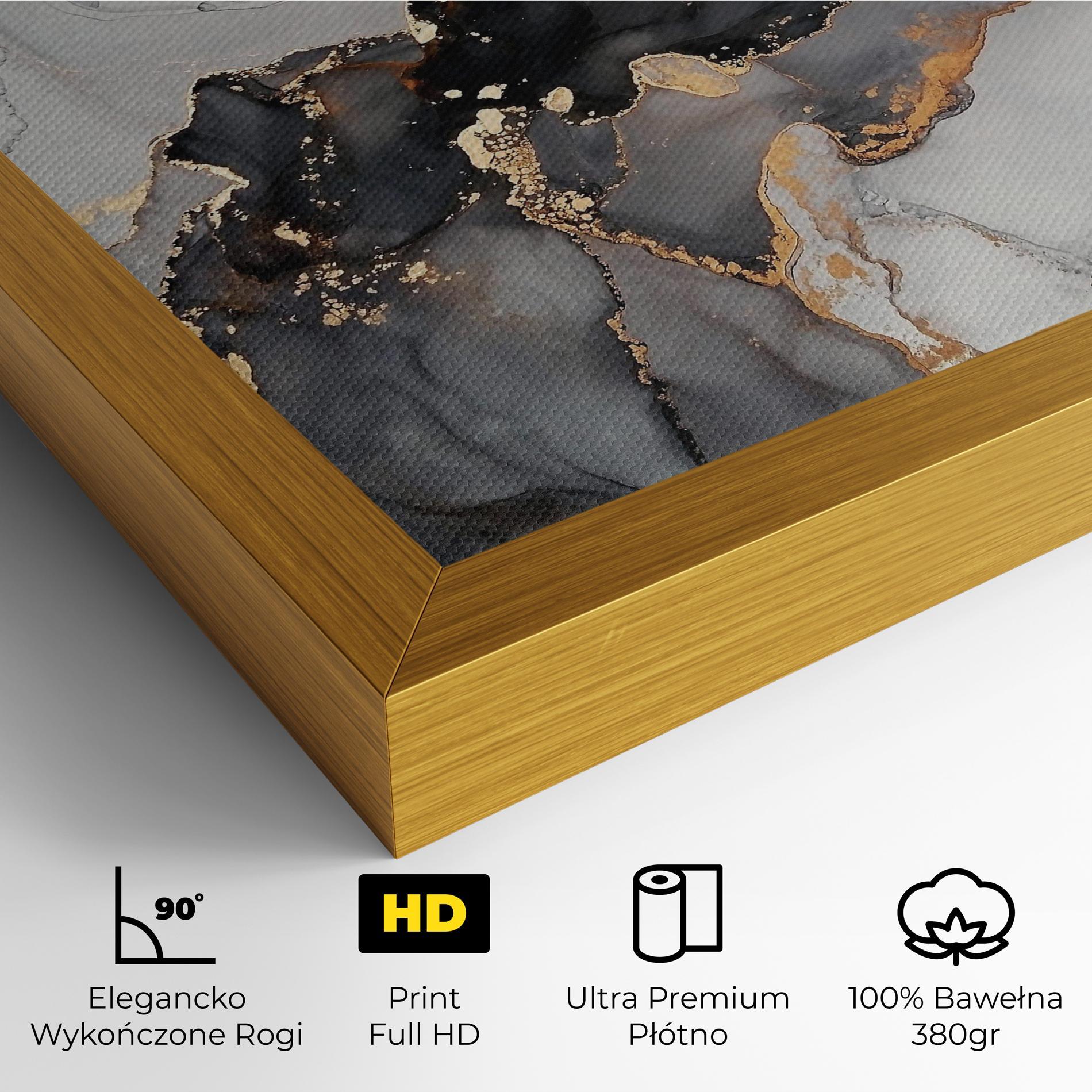 Obraz na Płótnie Marble Shades mockup 4