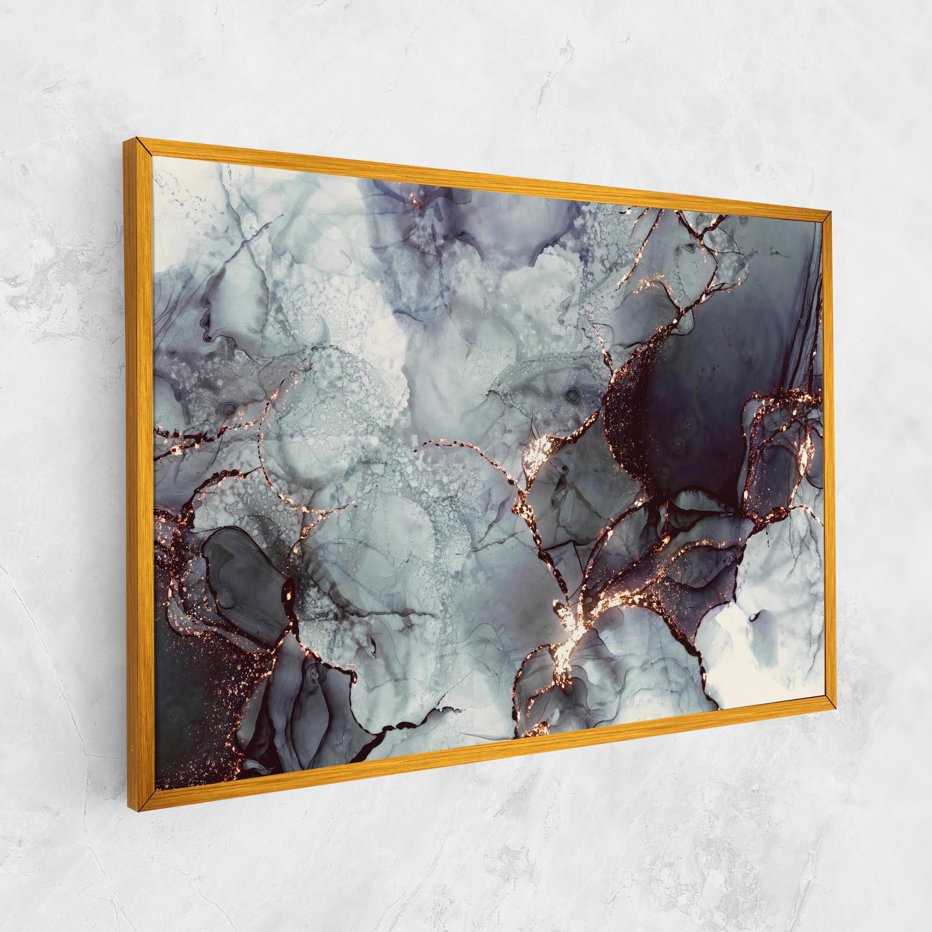 Obraz na Płótnie Abstract Gold Path mockup 1