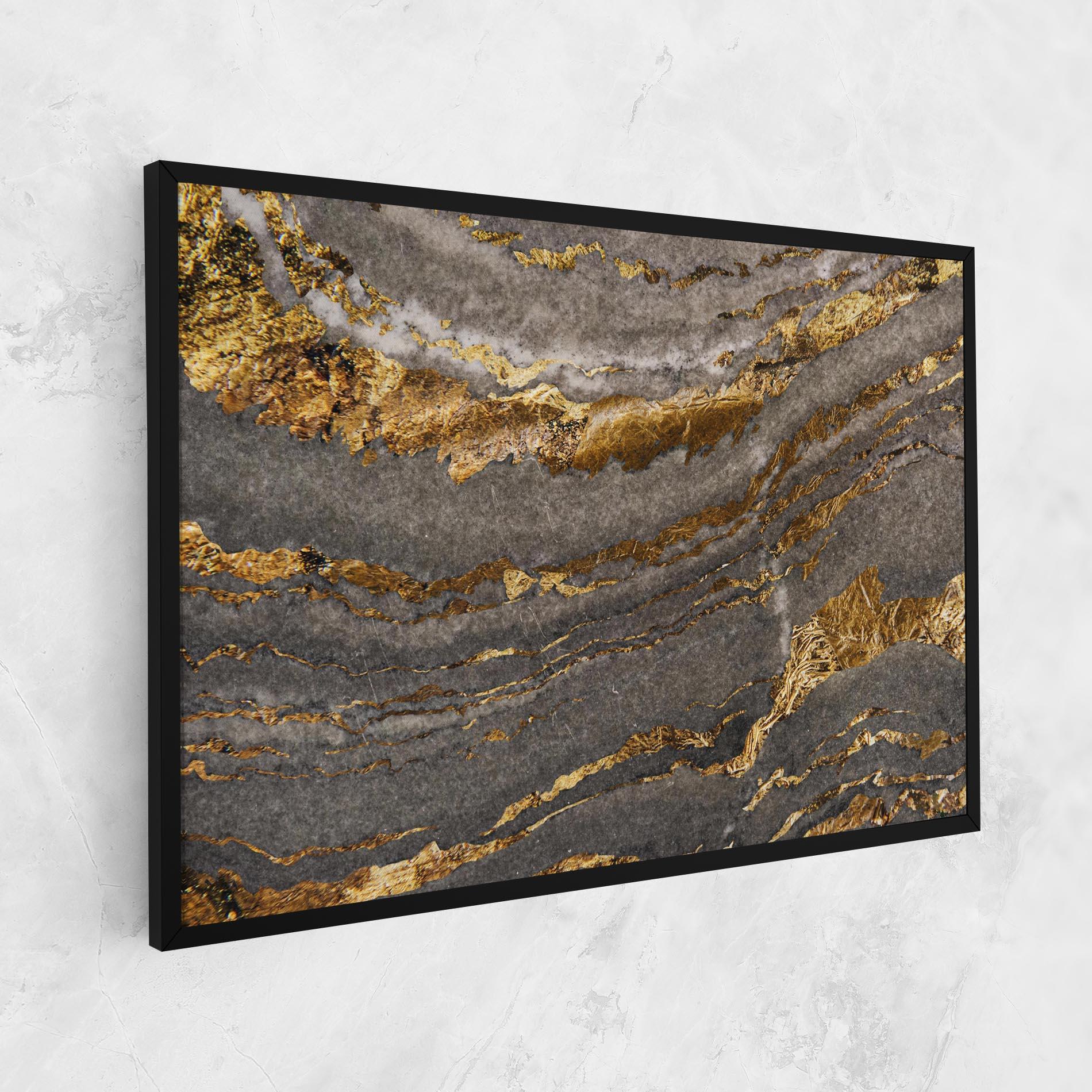 Obraz na Płótnie Dark Colden Grey mockup 1