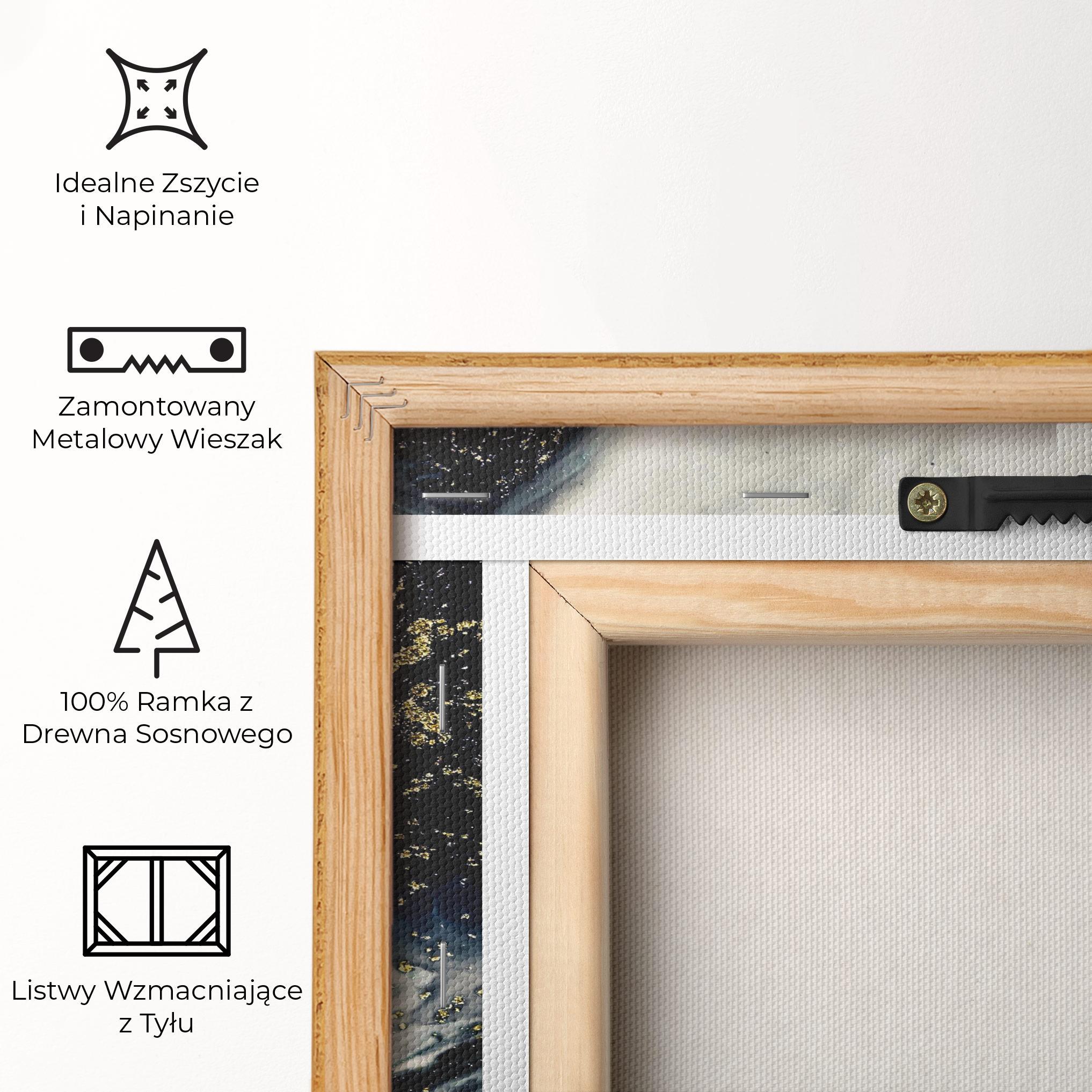 Obraz na Płótnie Abstract Black mockup 5