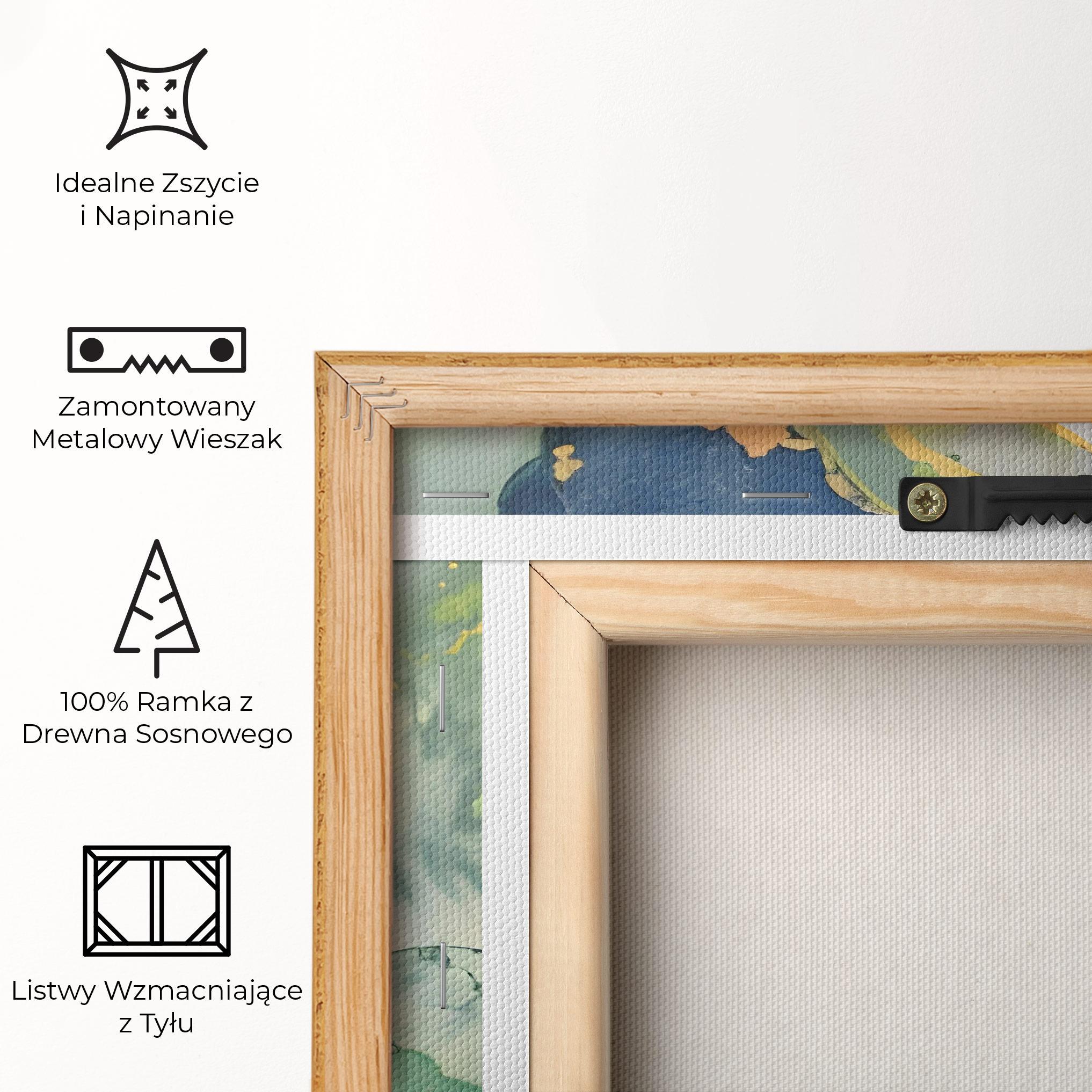 Obraz na Płótnie Green Paint Marble mockup 5