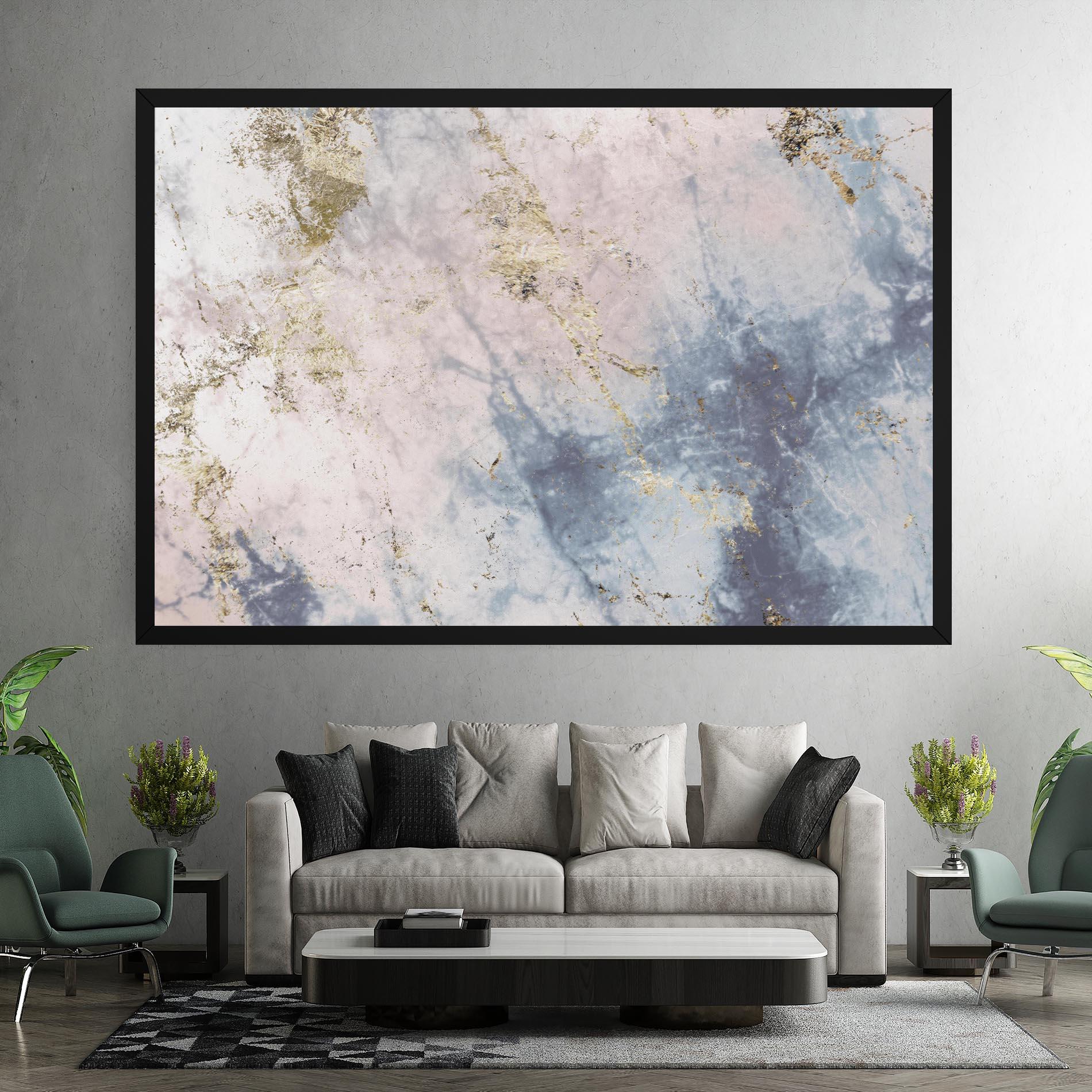 Obraz na Płótnie Pink Blue Marble mockup 7