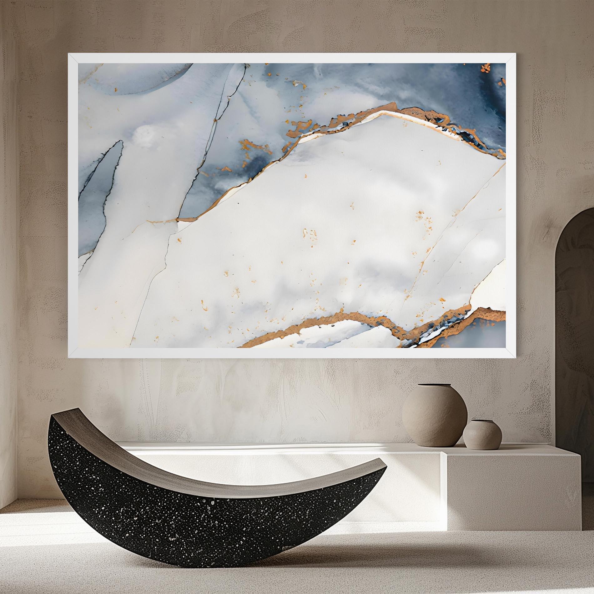 Obraz na Płótnie Blue Watercolor mockup 8