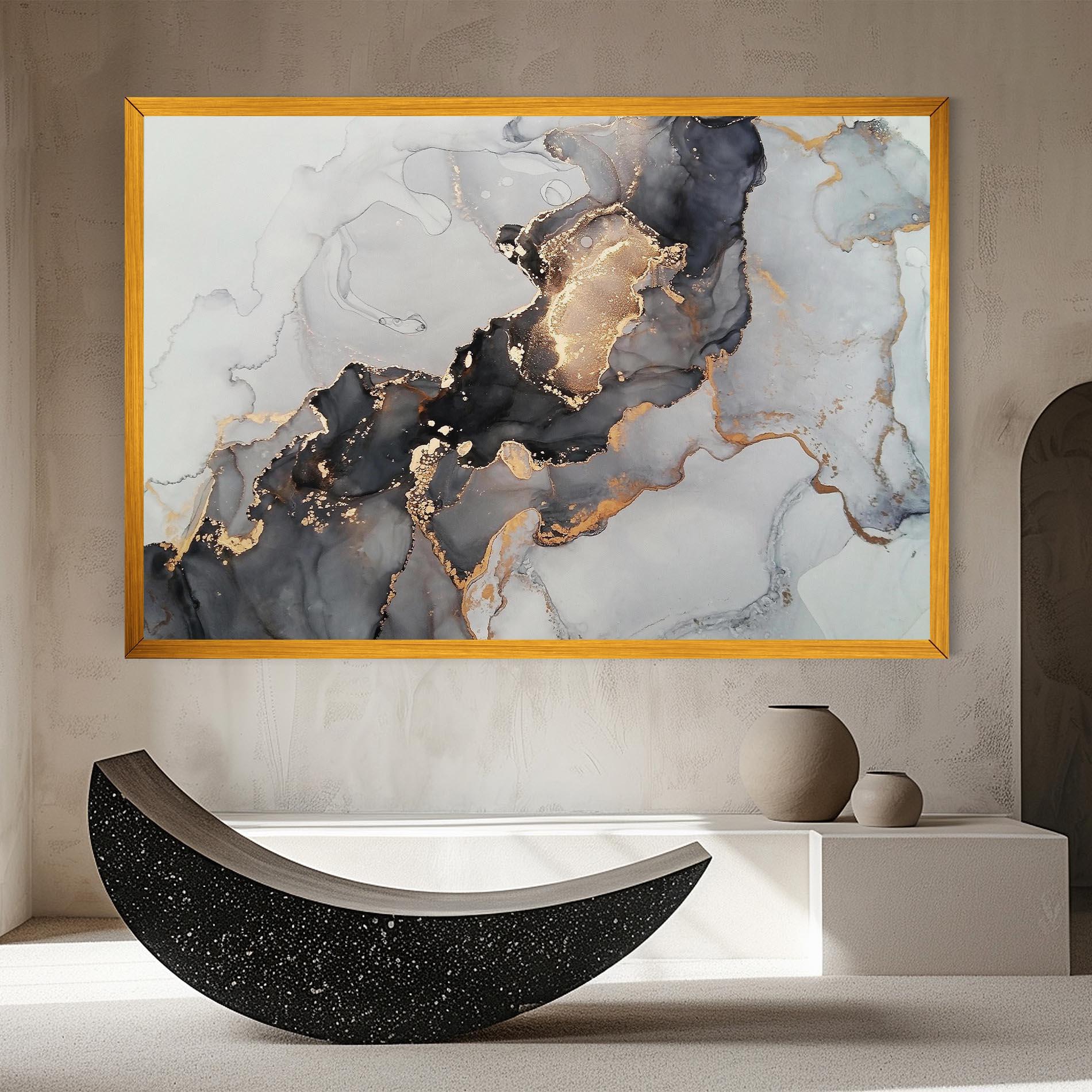 Obraz na Płótnie Marble Shades mockup 8