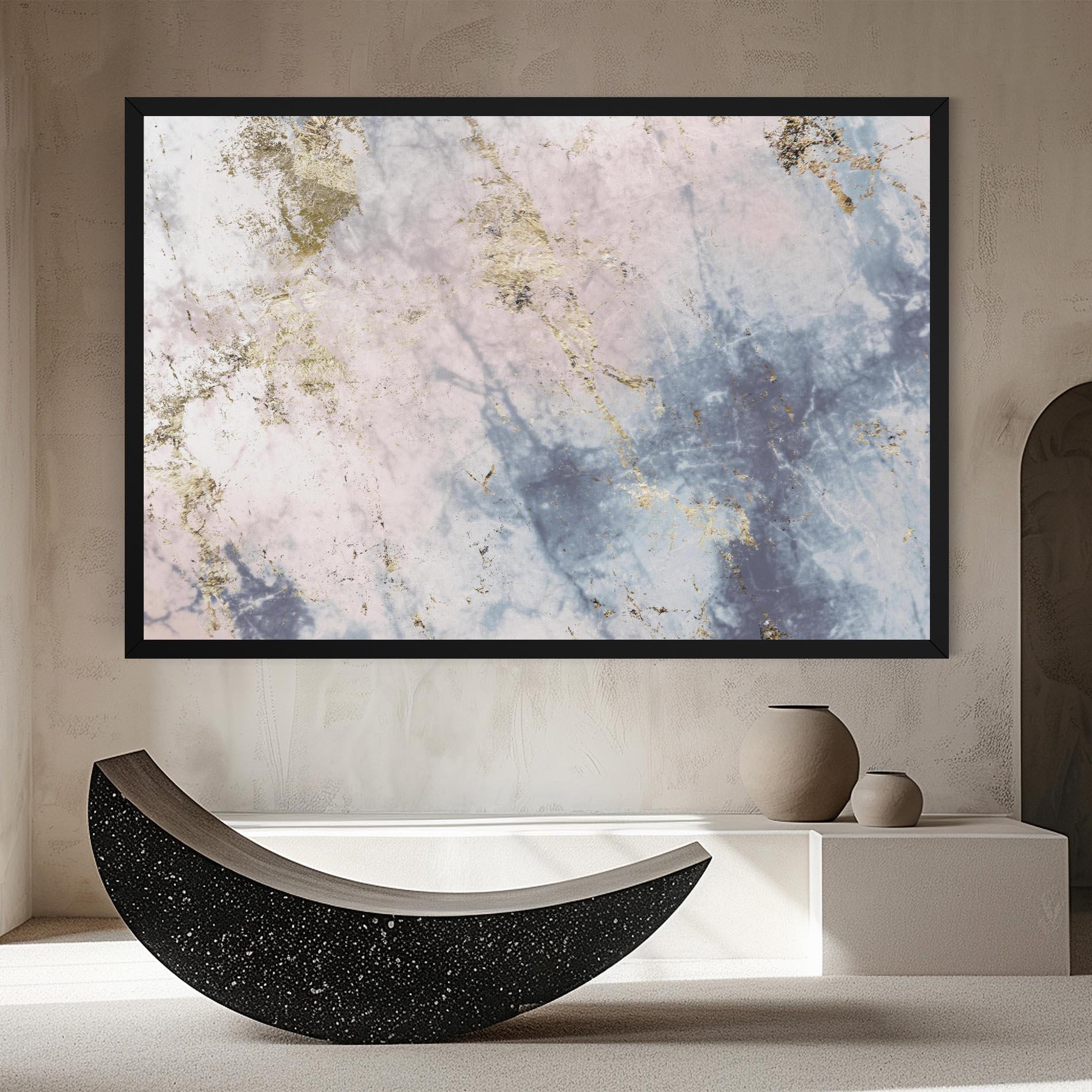 Obraz na Płótnie Pink Blue Marble mockup 8