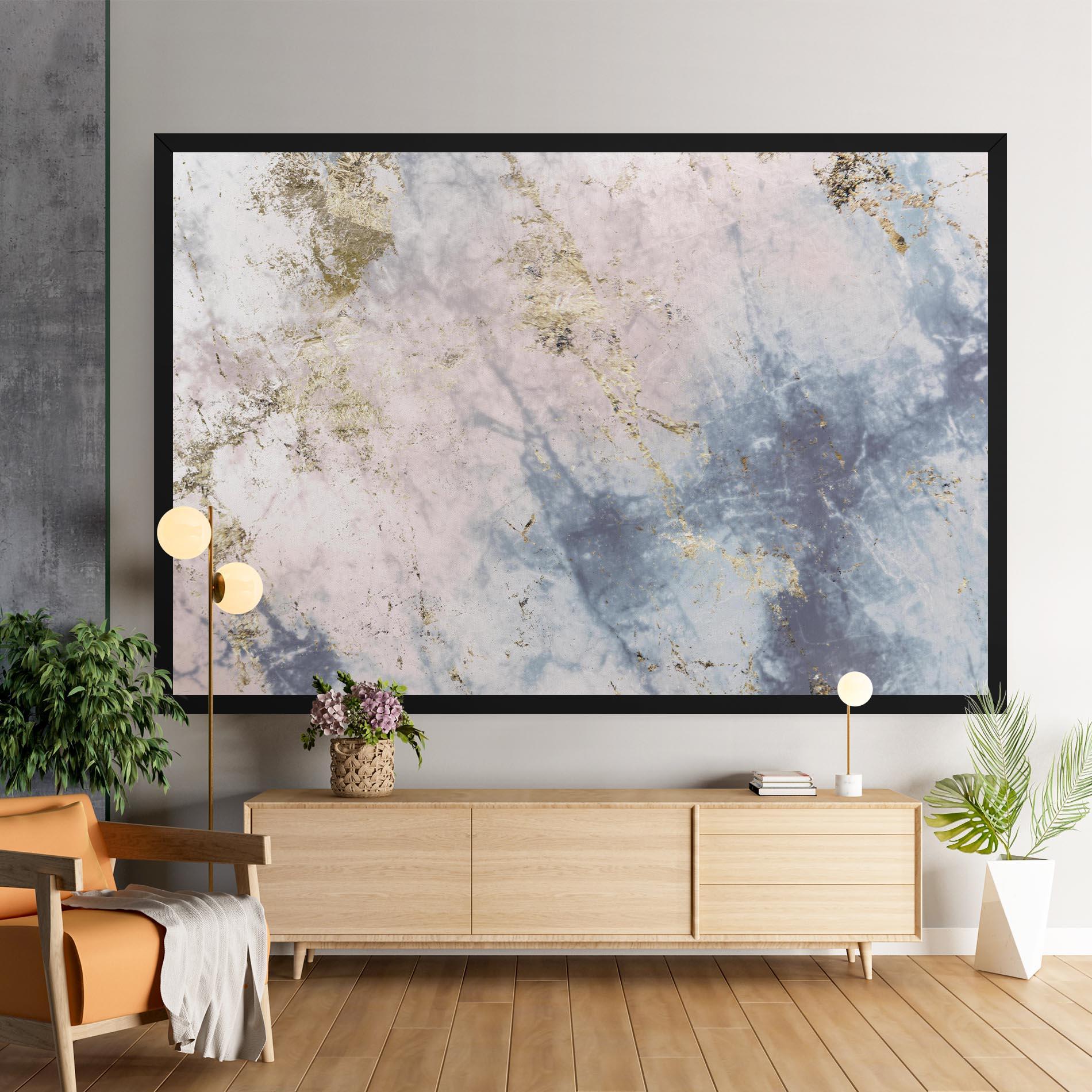 Obraz na Płótnie Pink Blue Marble mockup 9