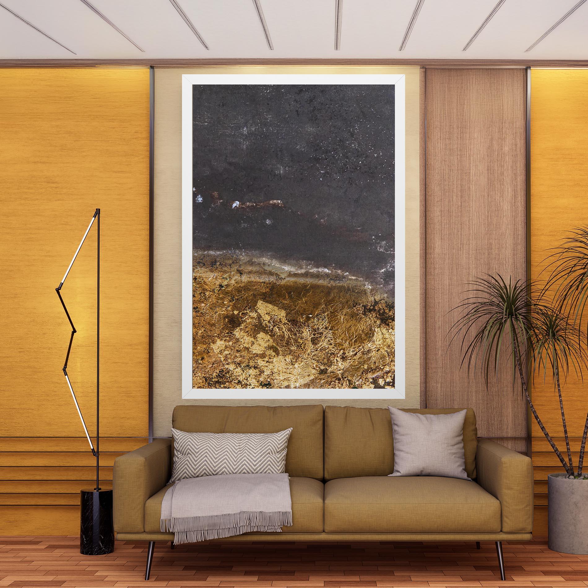 Obraz na Płótnie Gold Dark Grey mockup 9