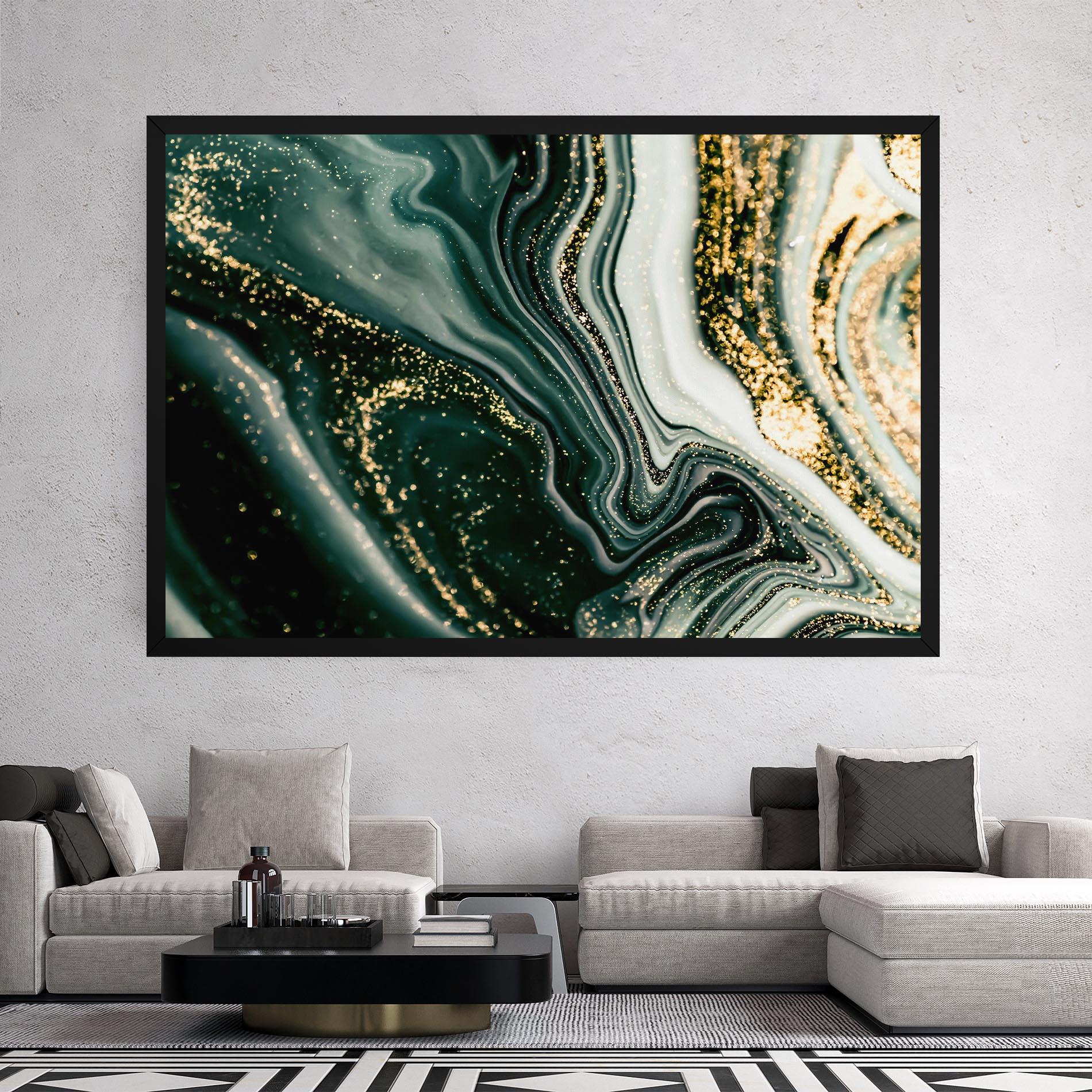 Obraz na Płótnie Abstract Shades mockup 2