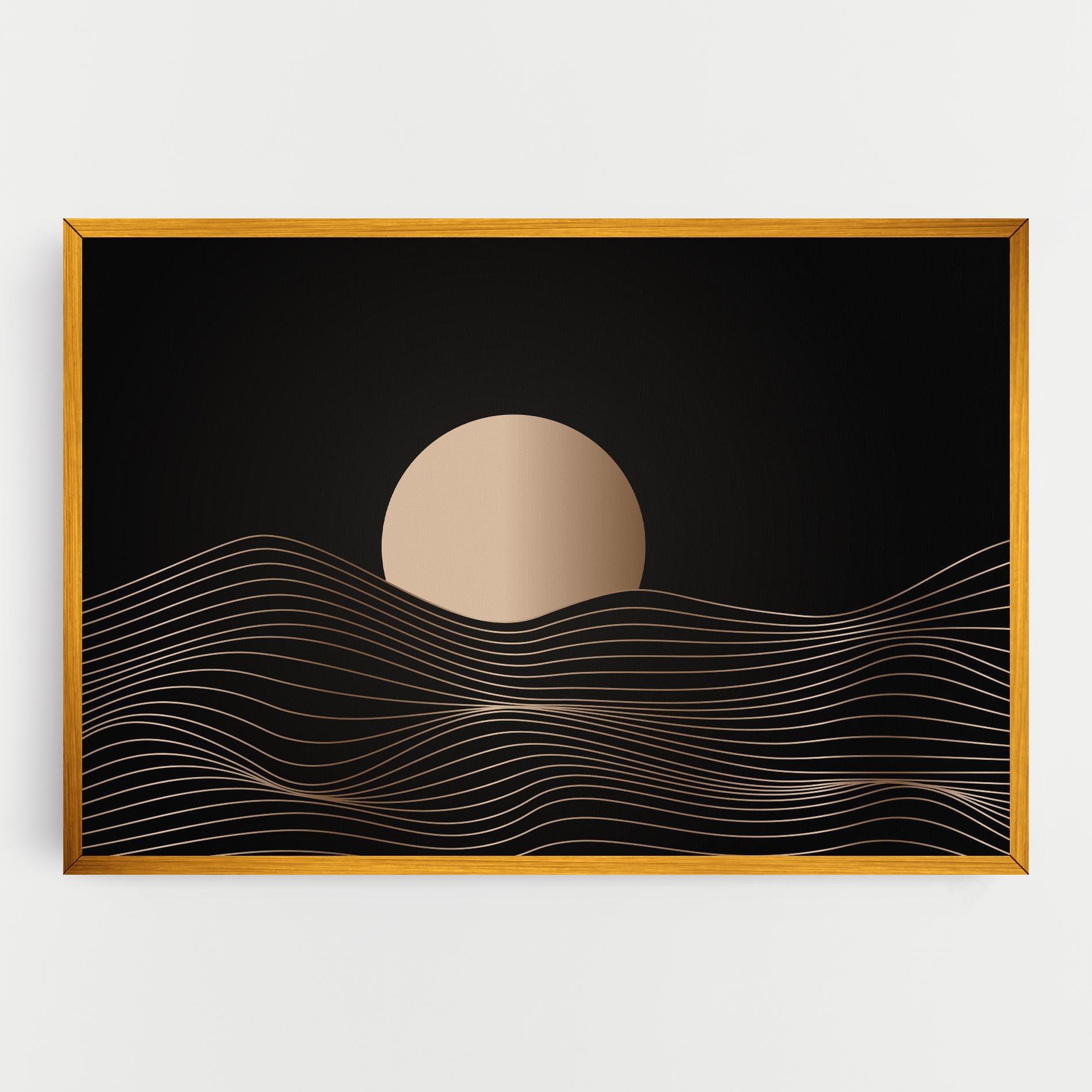 Obraz na Płótnie Cream Moon mockup 0