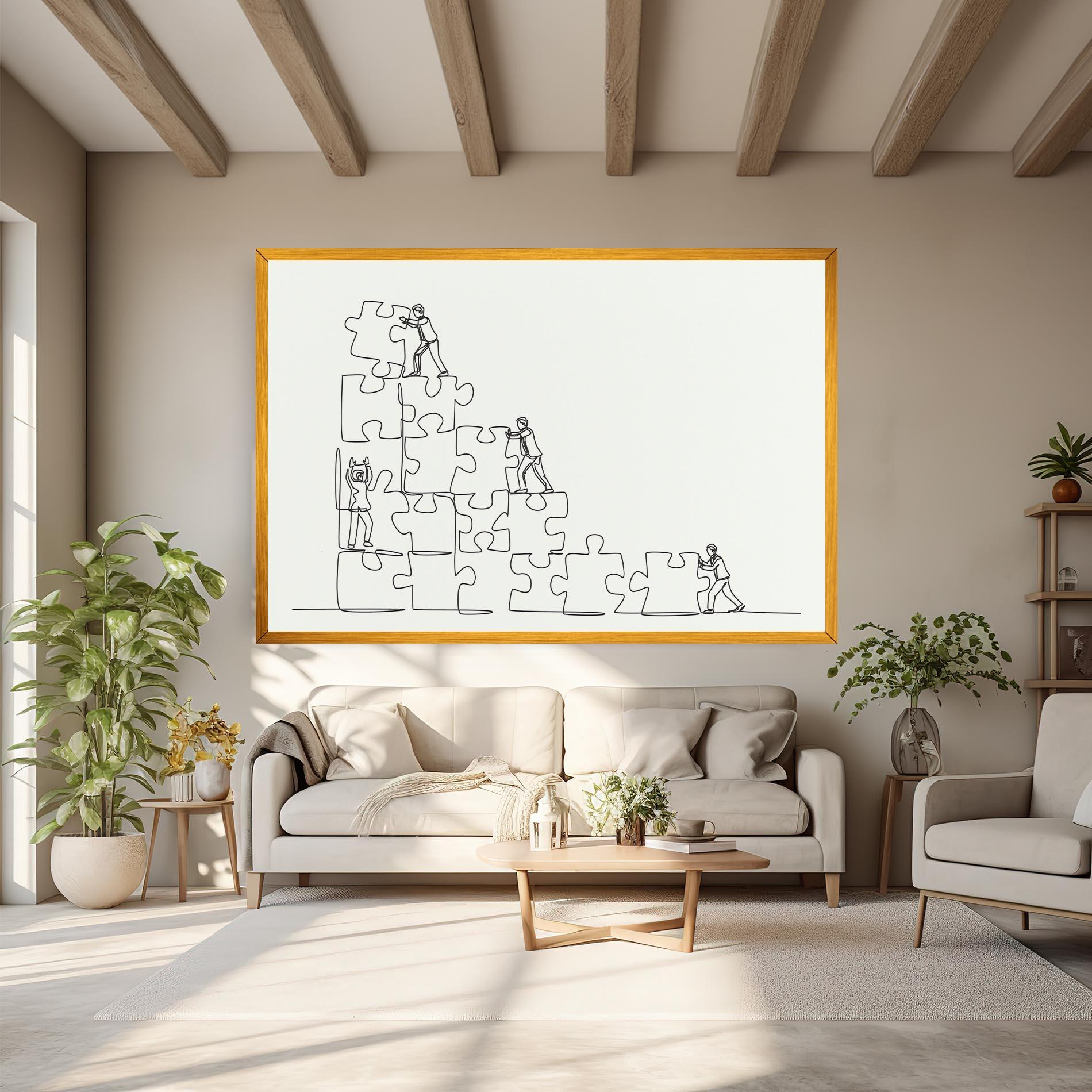 Obraz na Płótnie Businessman Up mockup 6