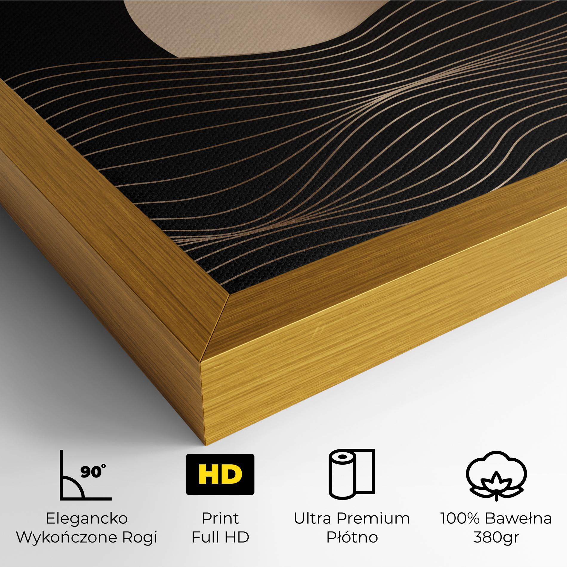 Obraz na Płótnie Cream Moon mockup 4