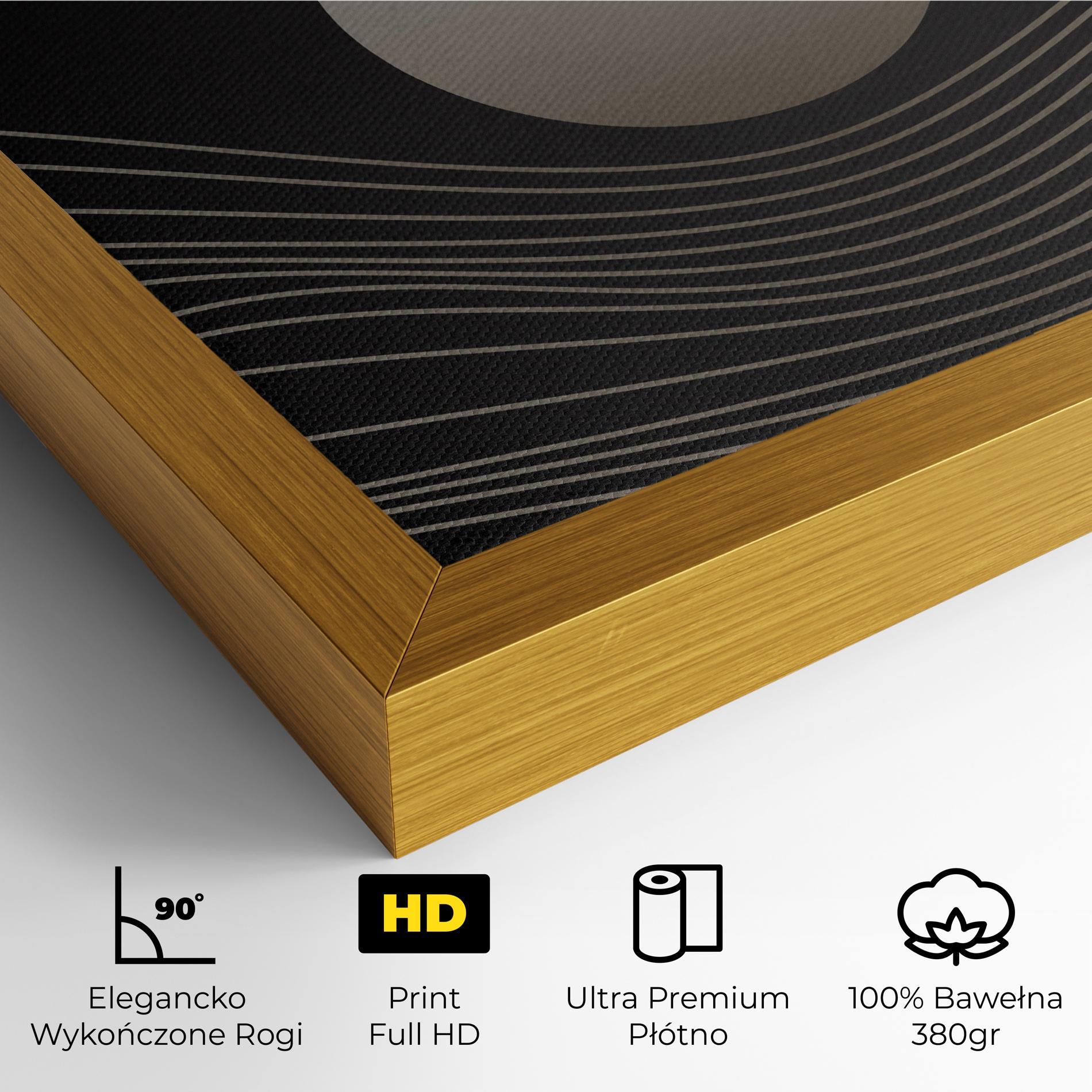 Obraz na Płótnie Grey Moon mockup 4