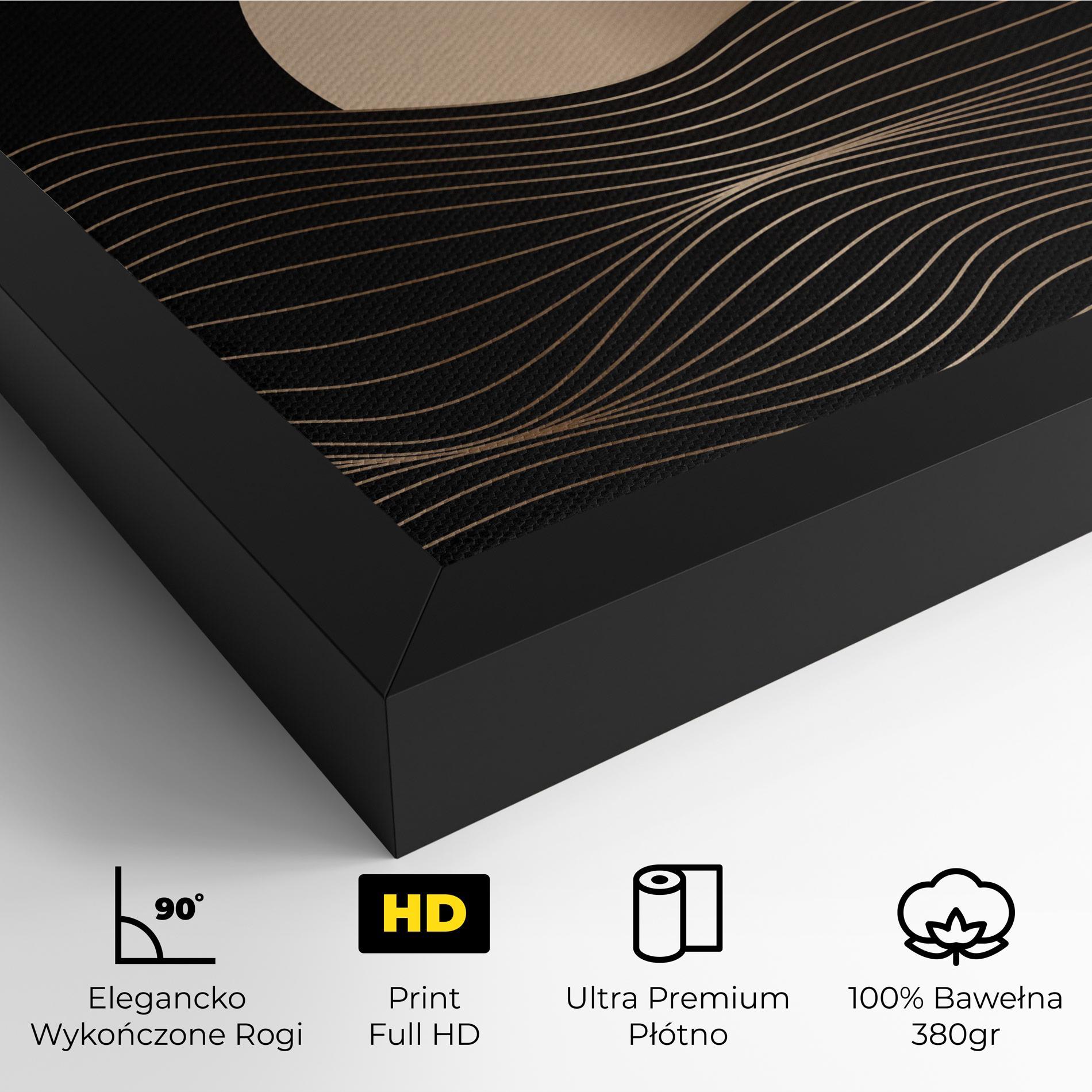 Obraz na Płótnie Cream Moon mockup 4