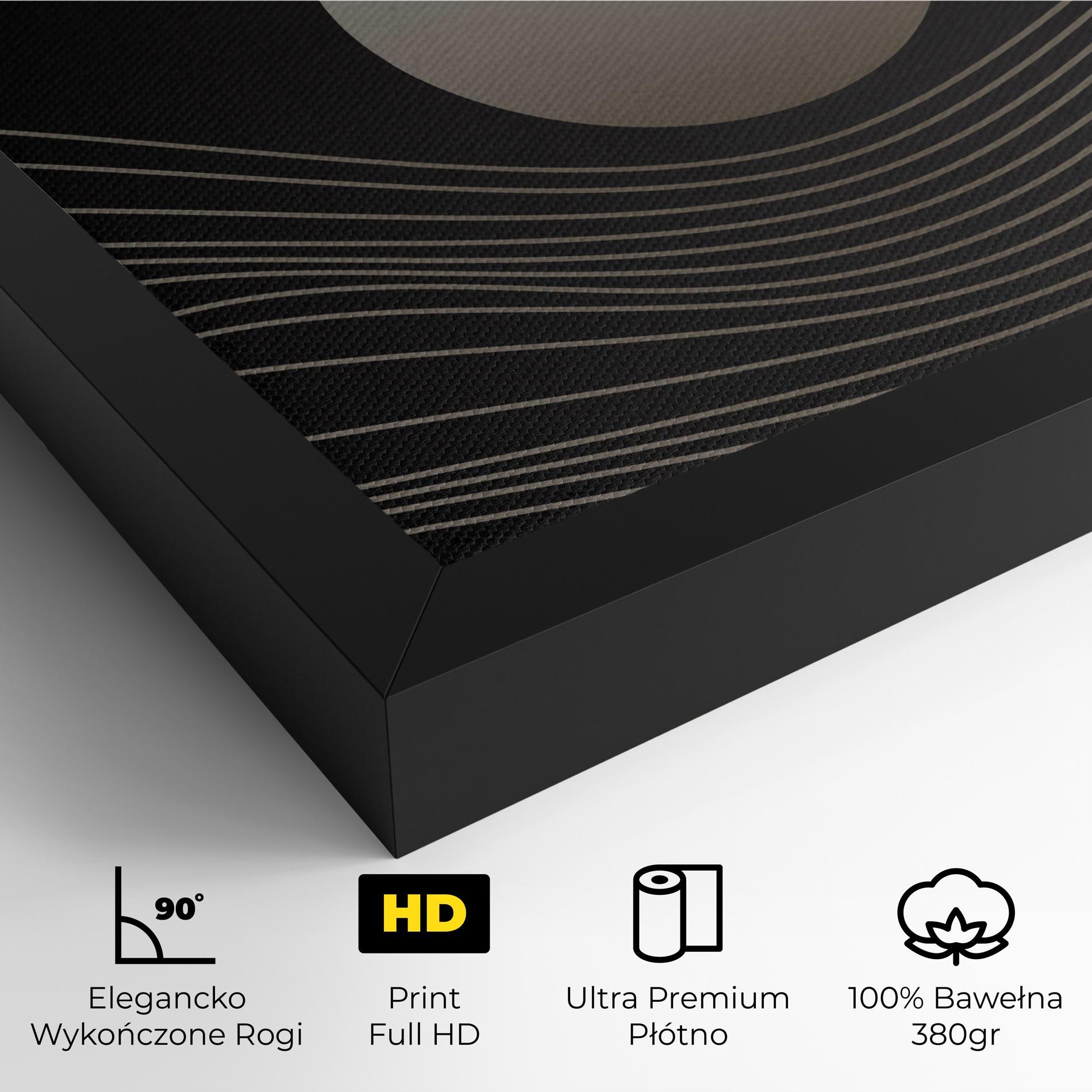 Obraz na Płótnie Grey Moon mockup 4