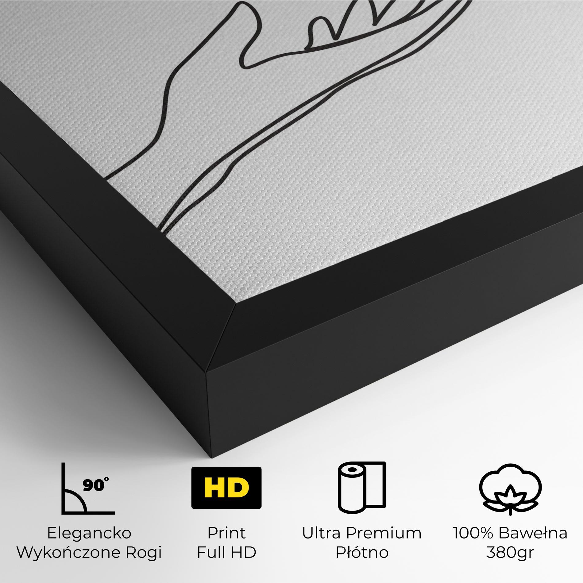 Obraz na Płótnie Hands Reaching mockup 4