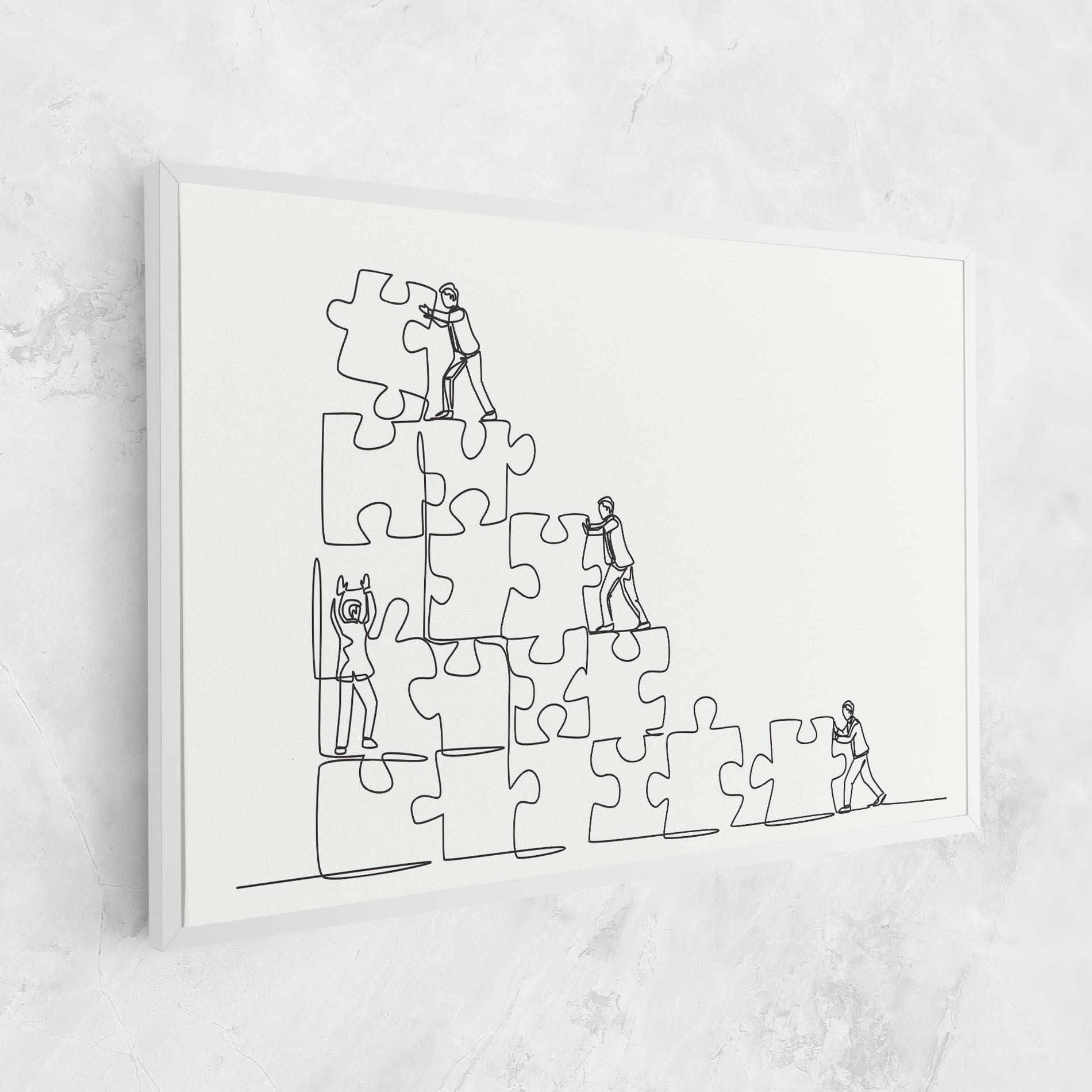 Obraz na Płótnie Businessman Up mockup 1