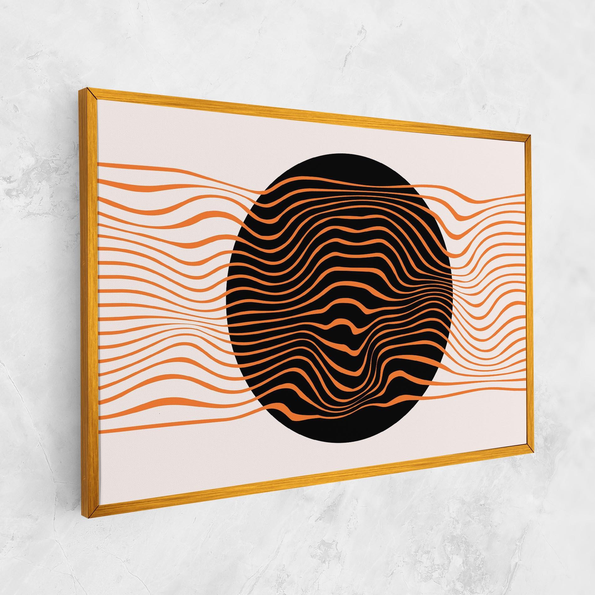 Obraz na Płótnie Black Circle mockup 1