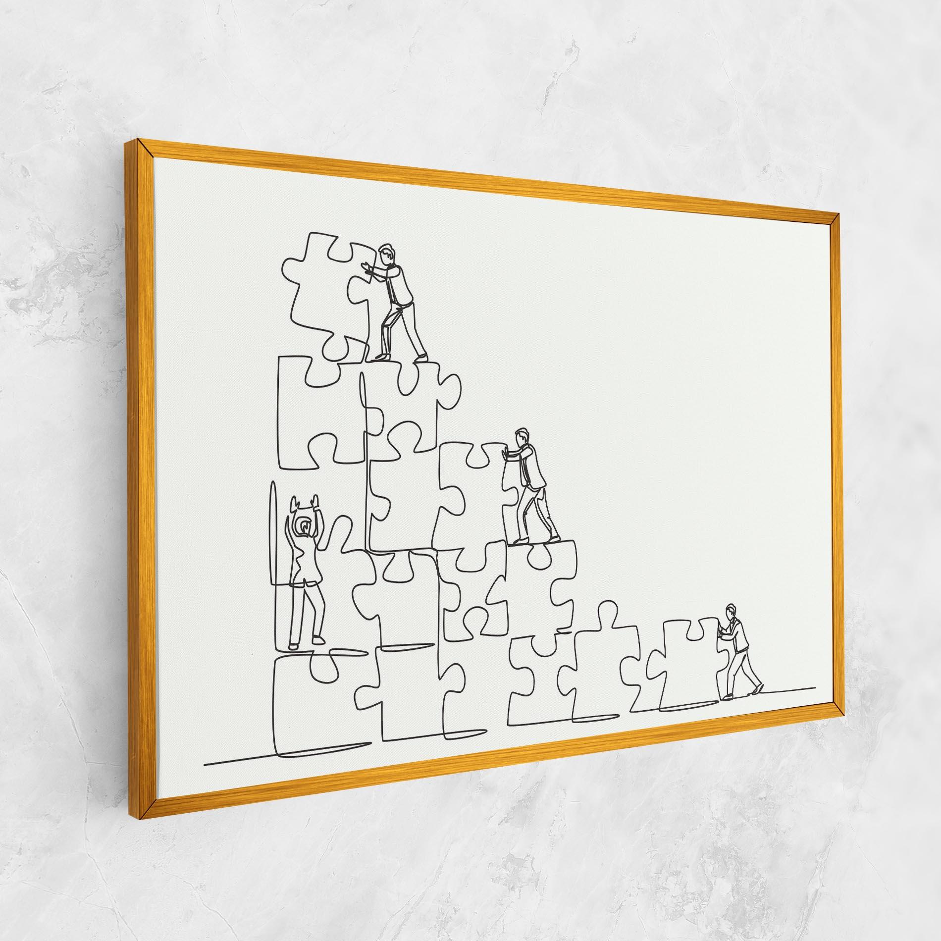 Obraz na Płótnie Businessman Up mockup 1