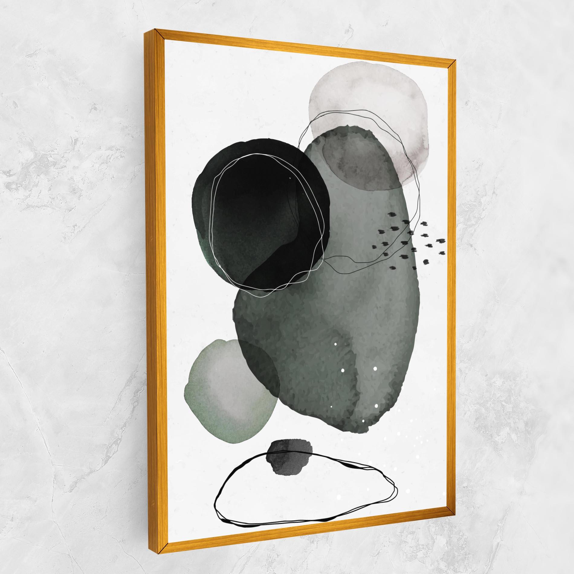 Obraz na Płótnie Green Watercolor mockup 1