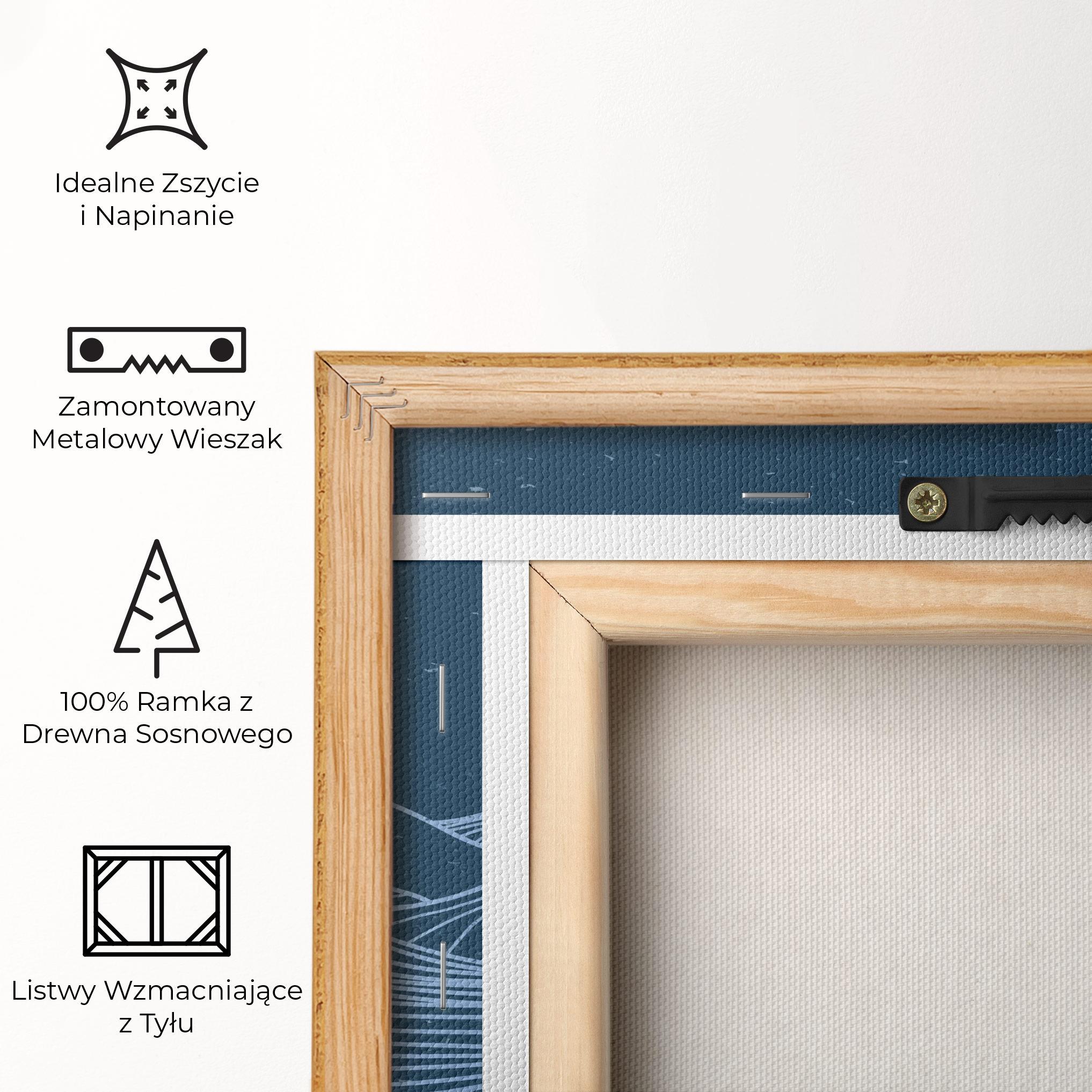 Obraz na Płótnie Ocean Blue Wave mockup 5