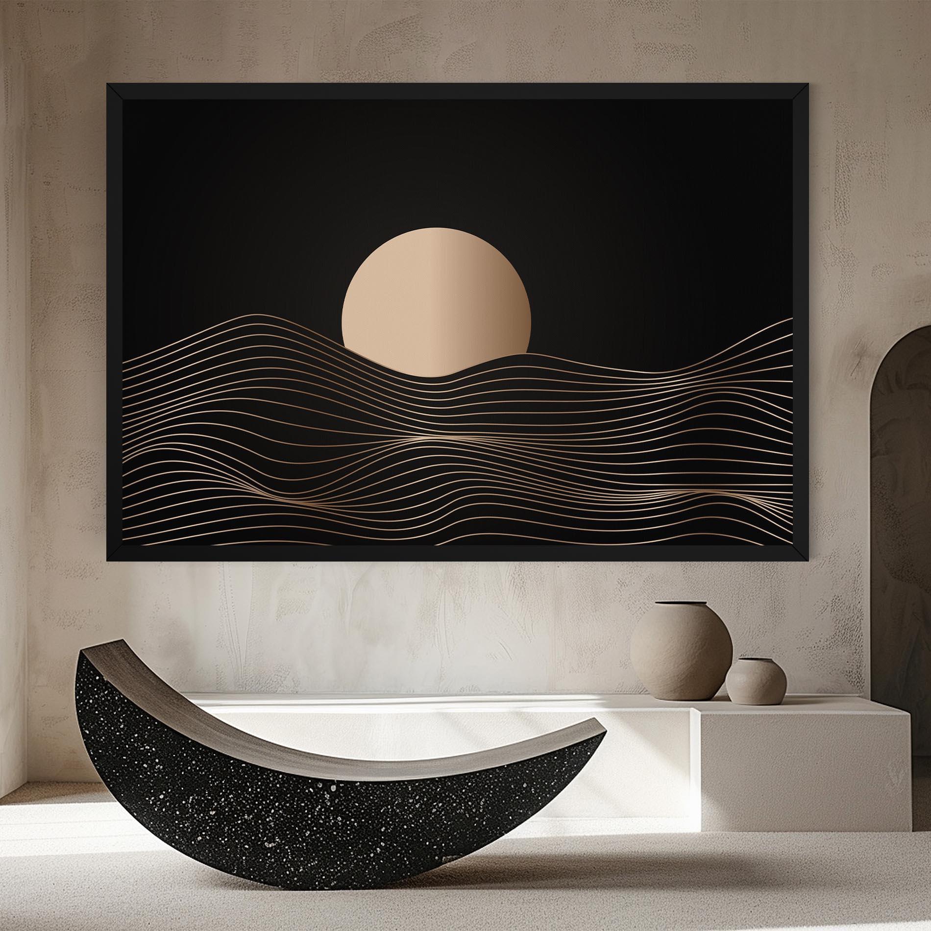 Obraz na Płótnie Cream Moon mockup 8