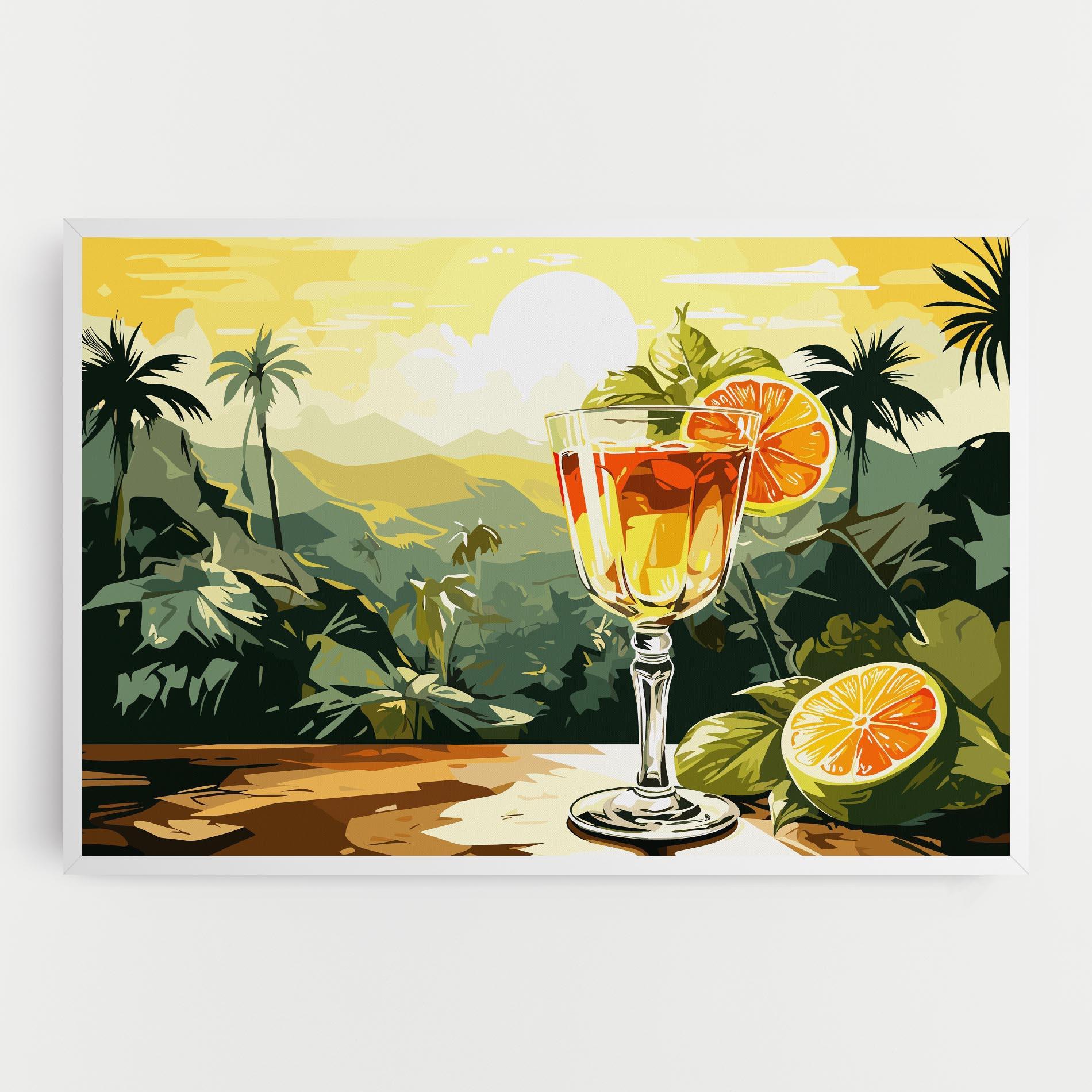 Obraz na Płótnie Orange Drink mockup 0