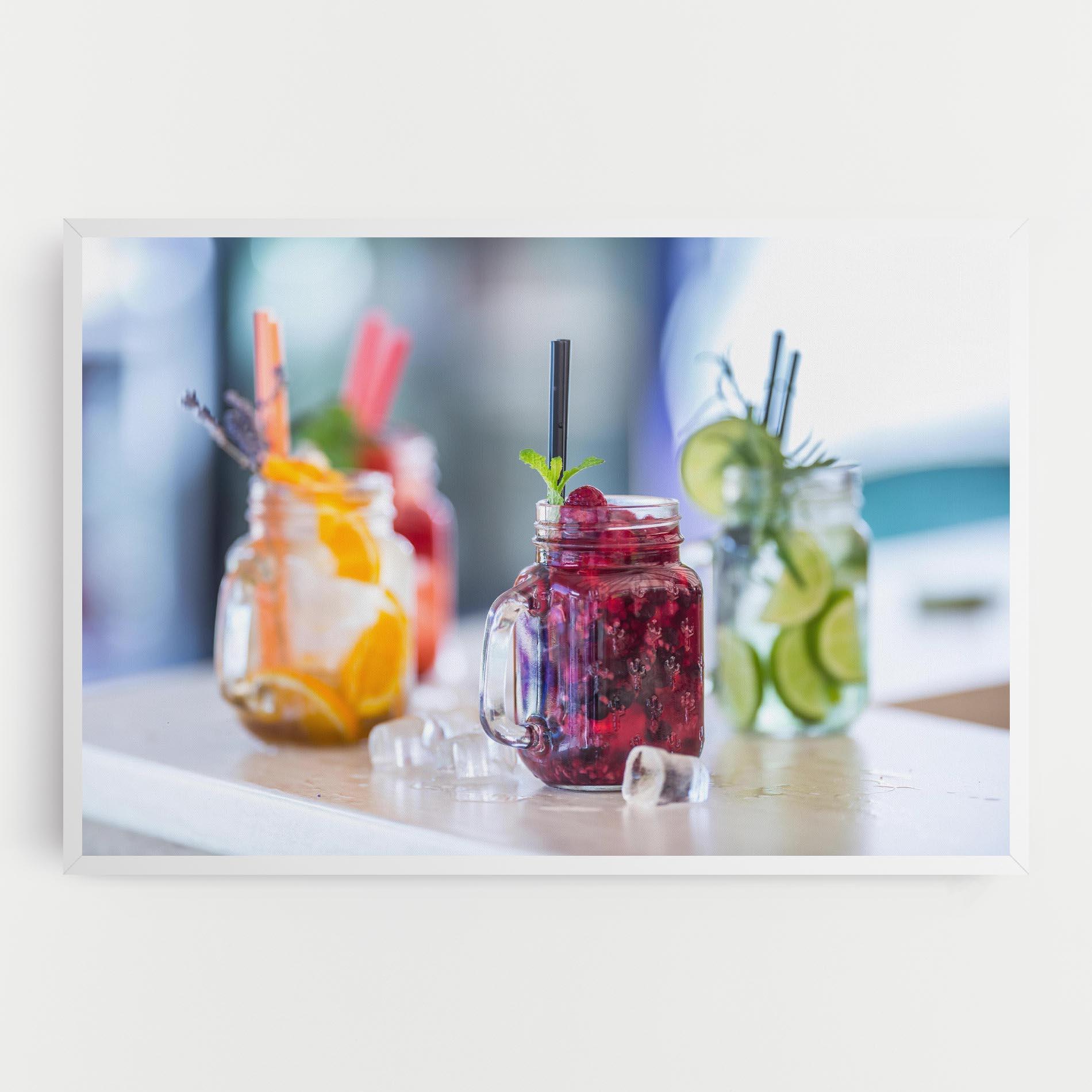 Obraz na Płótnie Orange Lime Lemonades mockup 0