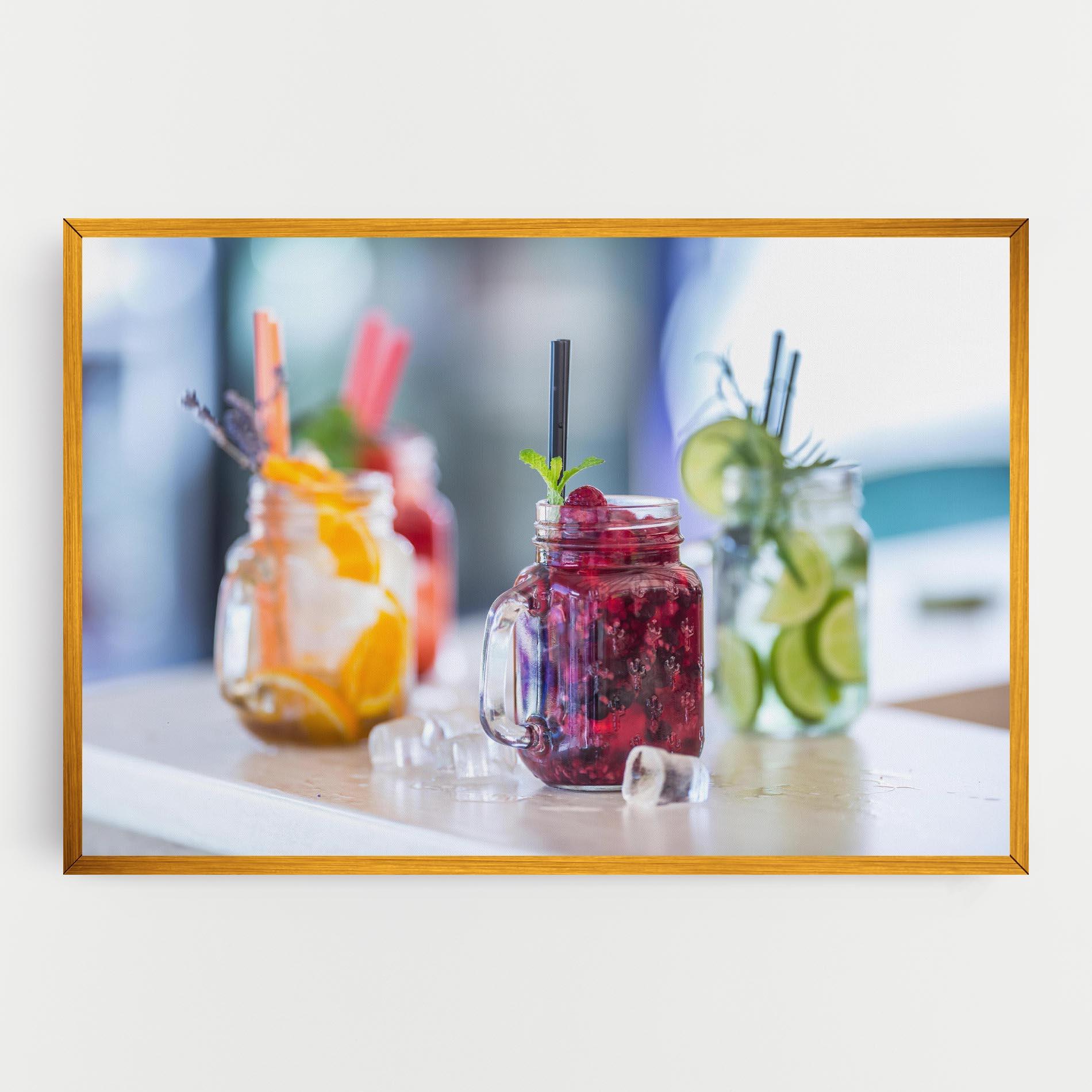 Obraz na Płótnie Orange Lime Lemonades mockup 0