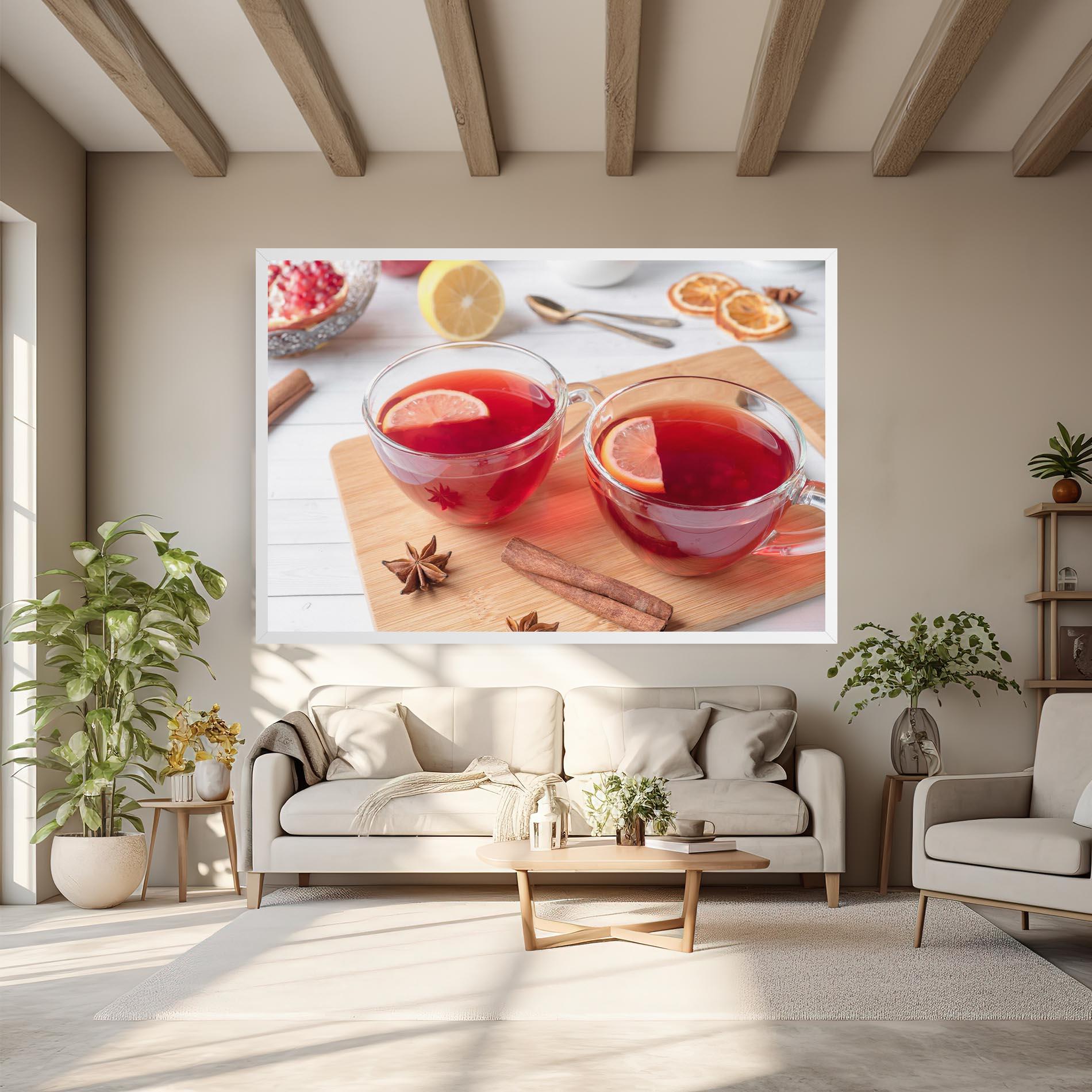 Obraz na Płótnie Pomegranate Lemon mockup 6