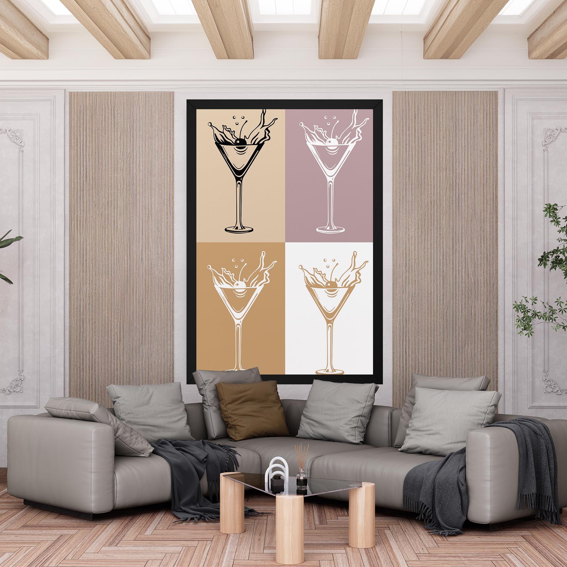 Obraz na Płótnie Drinks Mix mockup 6