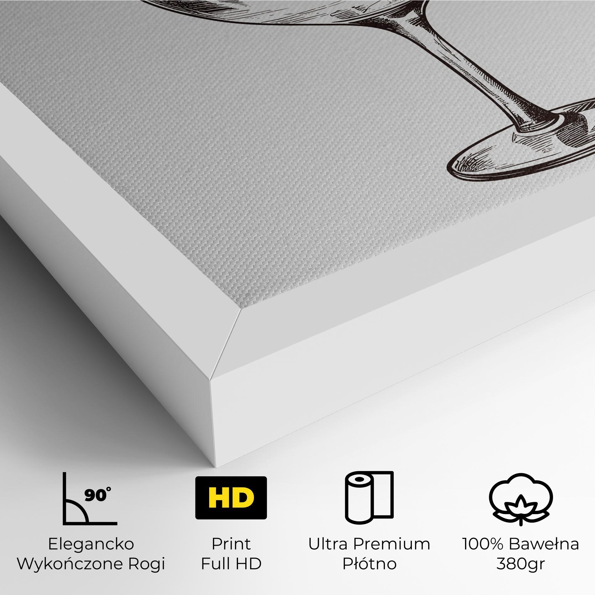 Obraz na Płótnie Gintonic mockup 4