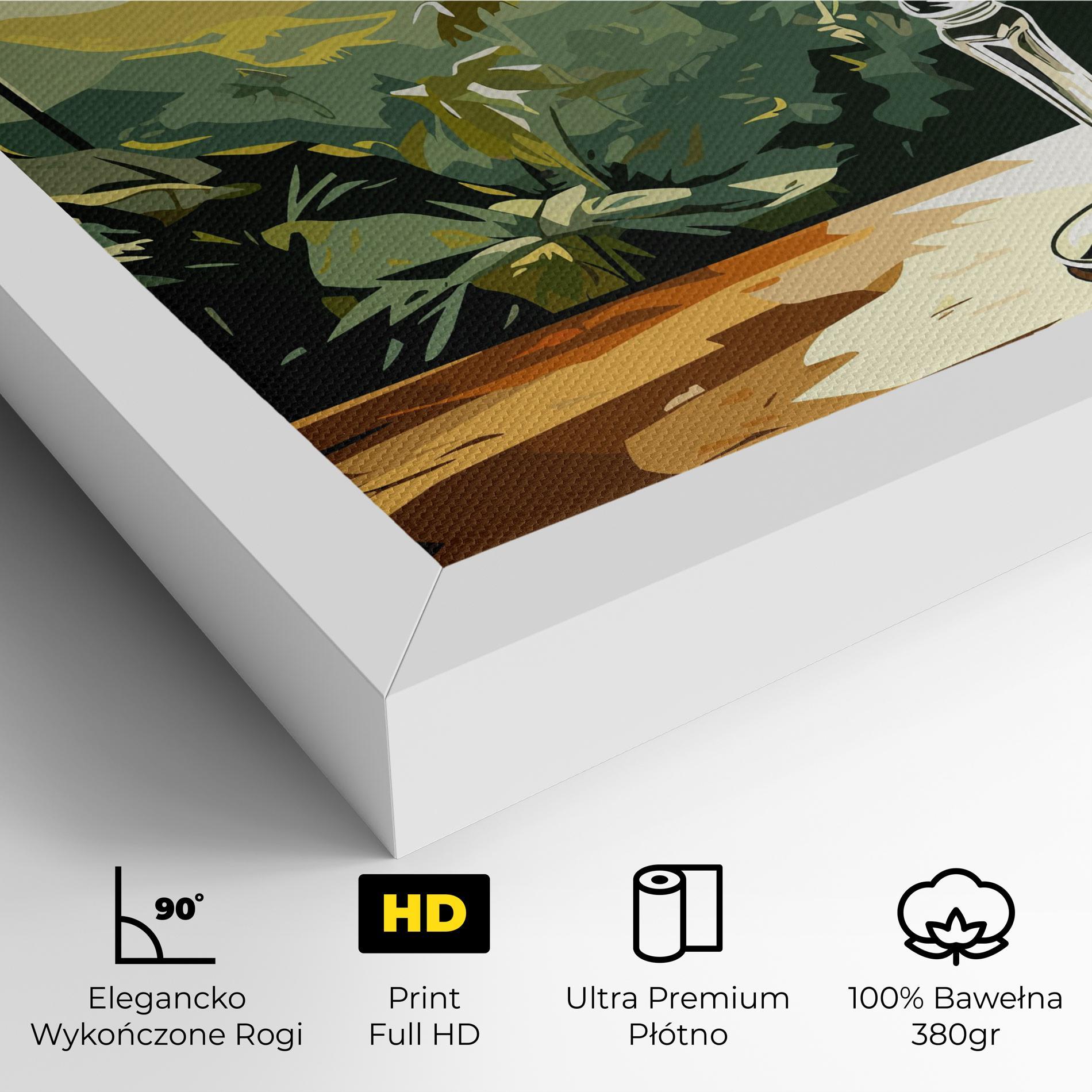 Obraz na Płótnie Orange Drink mockup 4