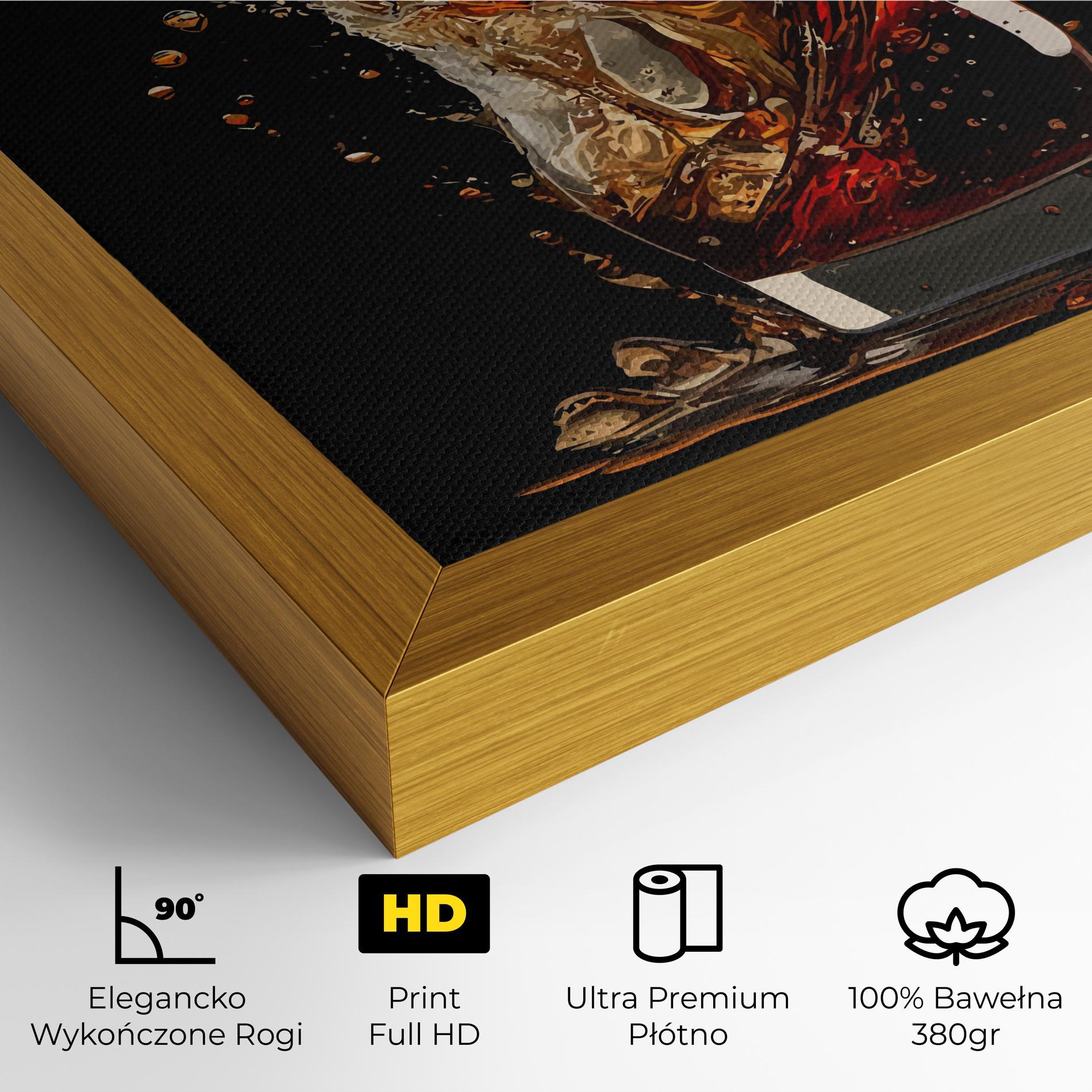 Obraz na Płótnie Cola Splash mockup 4