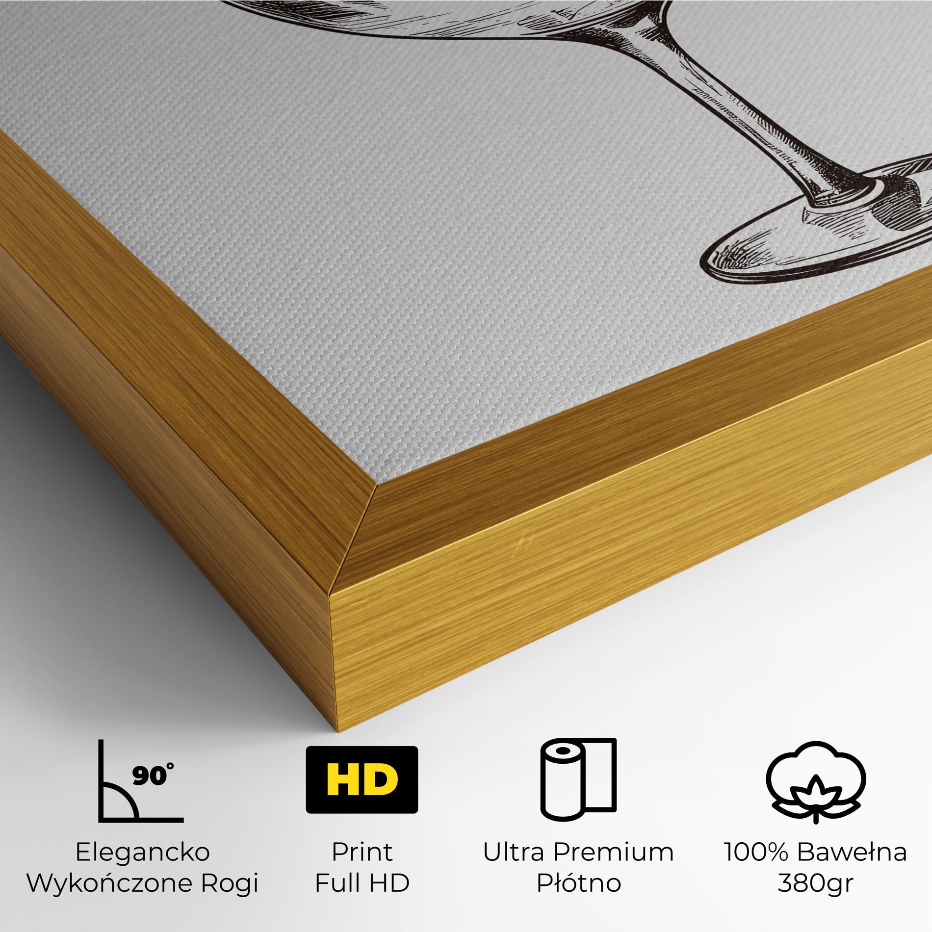 Obraz na Płótnie Gintonic mockup 4